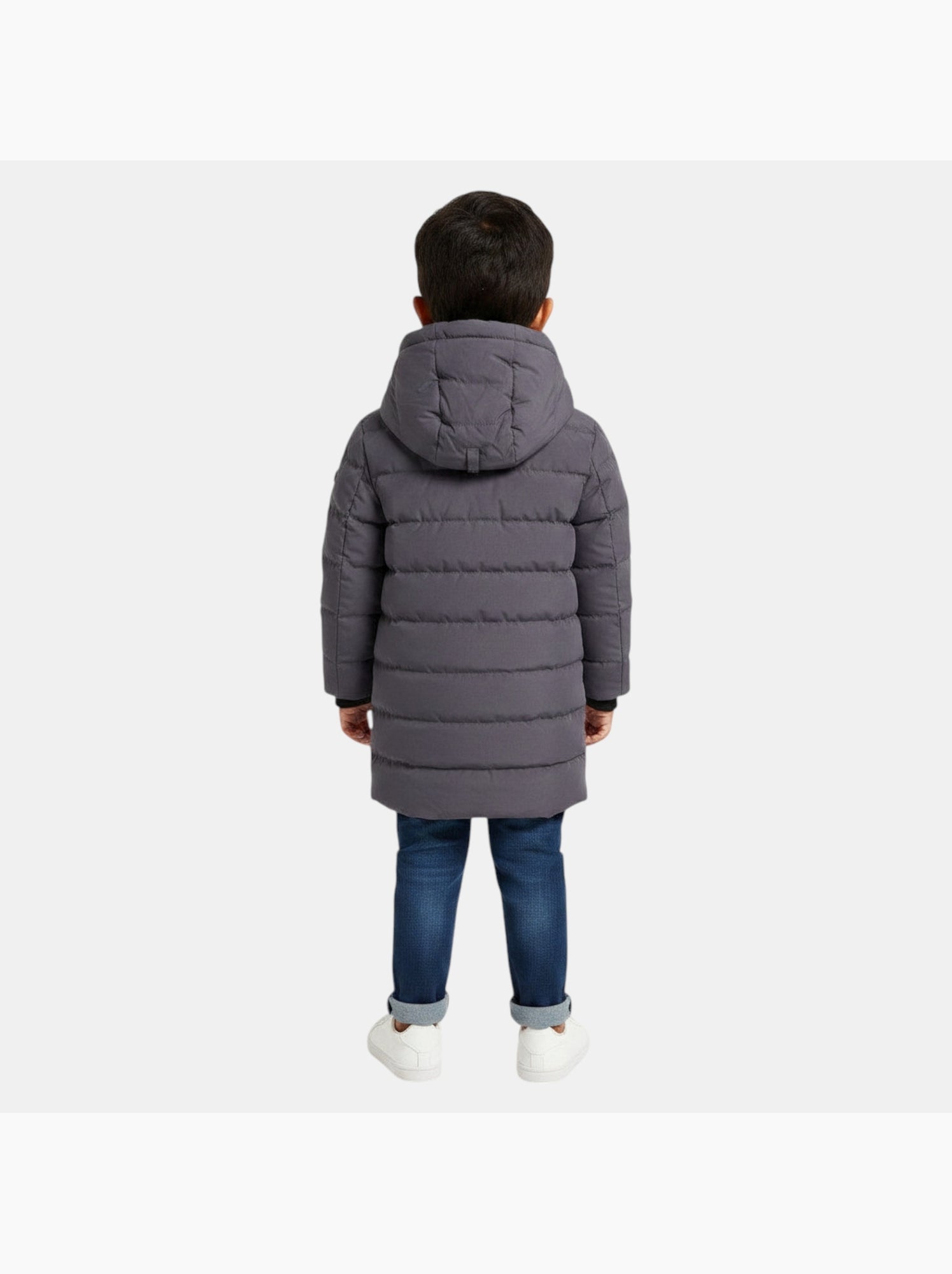 Lee cooper - doudoune longue garçon - Gris