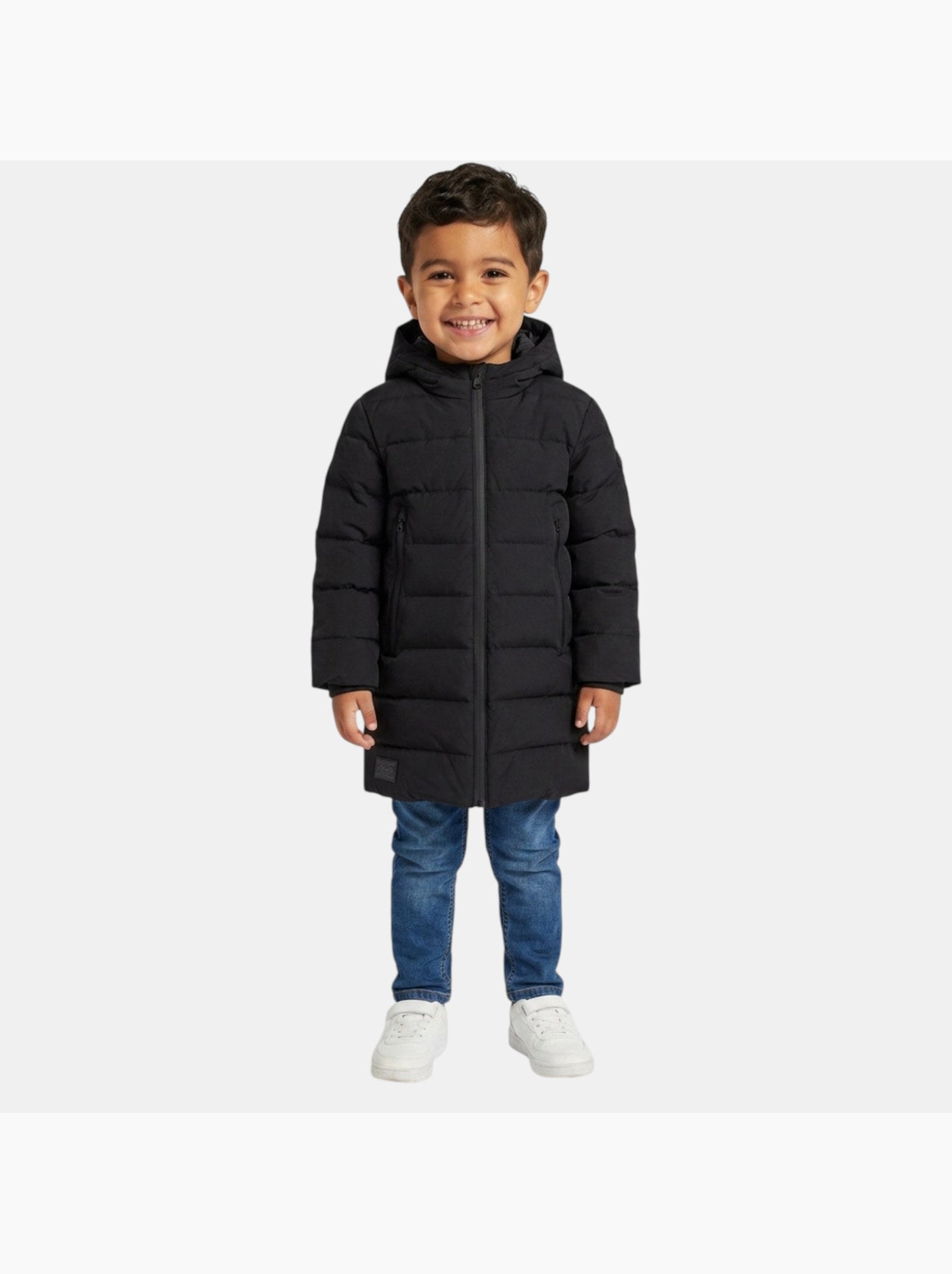Lee cooper - doudoune longue garçon - Noir