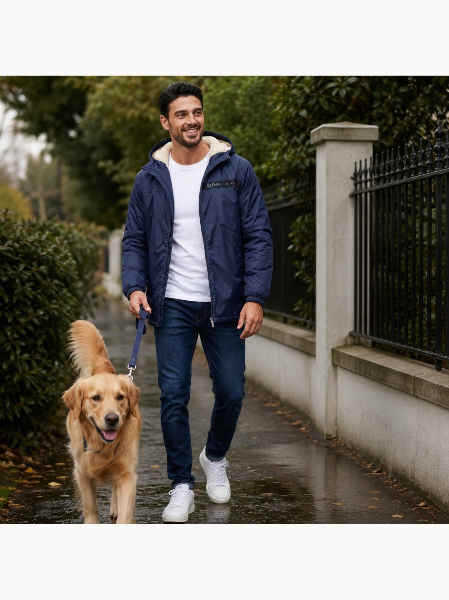 Lee cooper - parka homme - Bleu marine