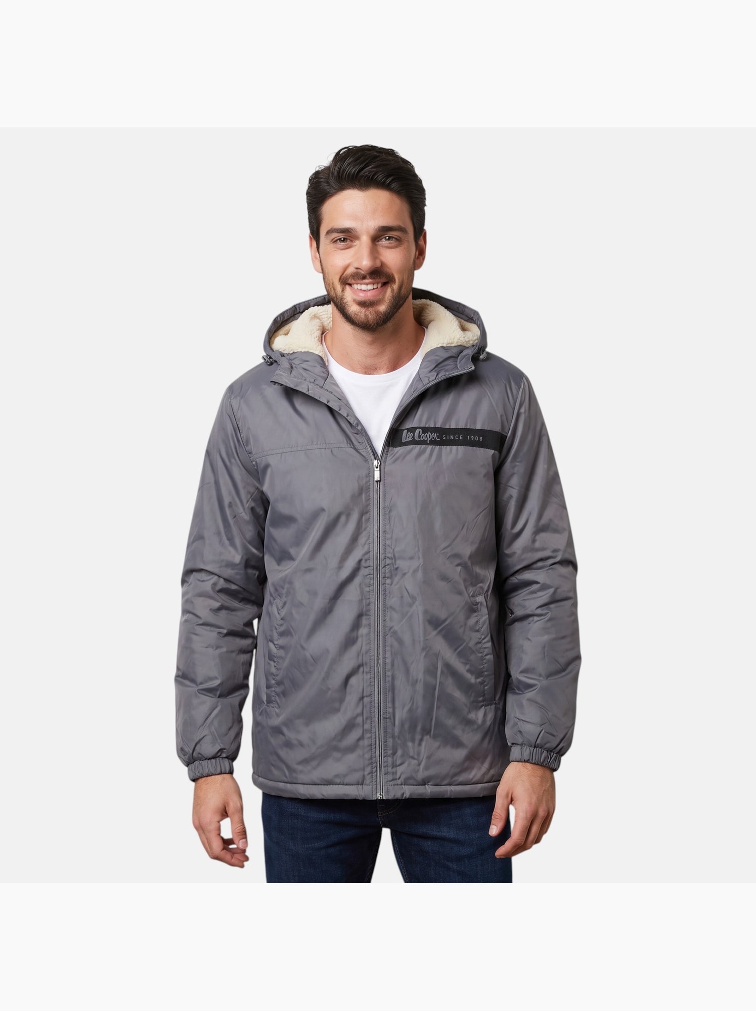Lee cooper - parka homme - Gris