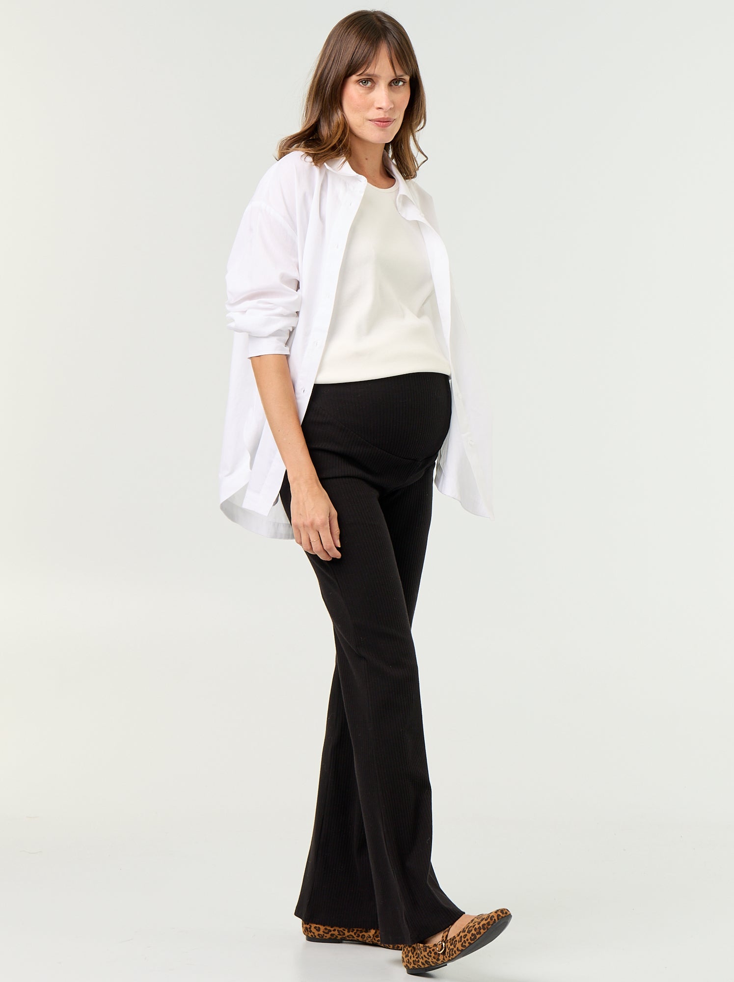 Legging bootcut de maternité - Noir