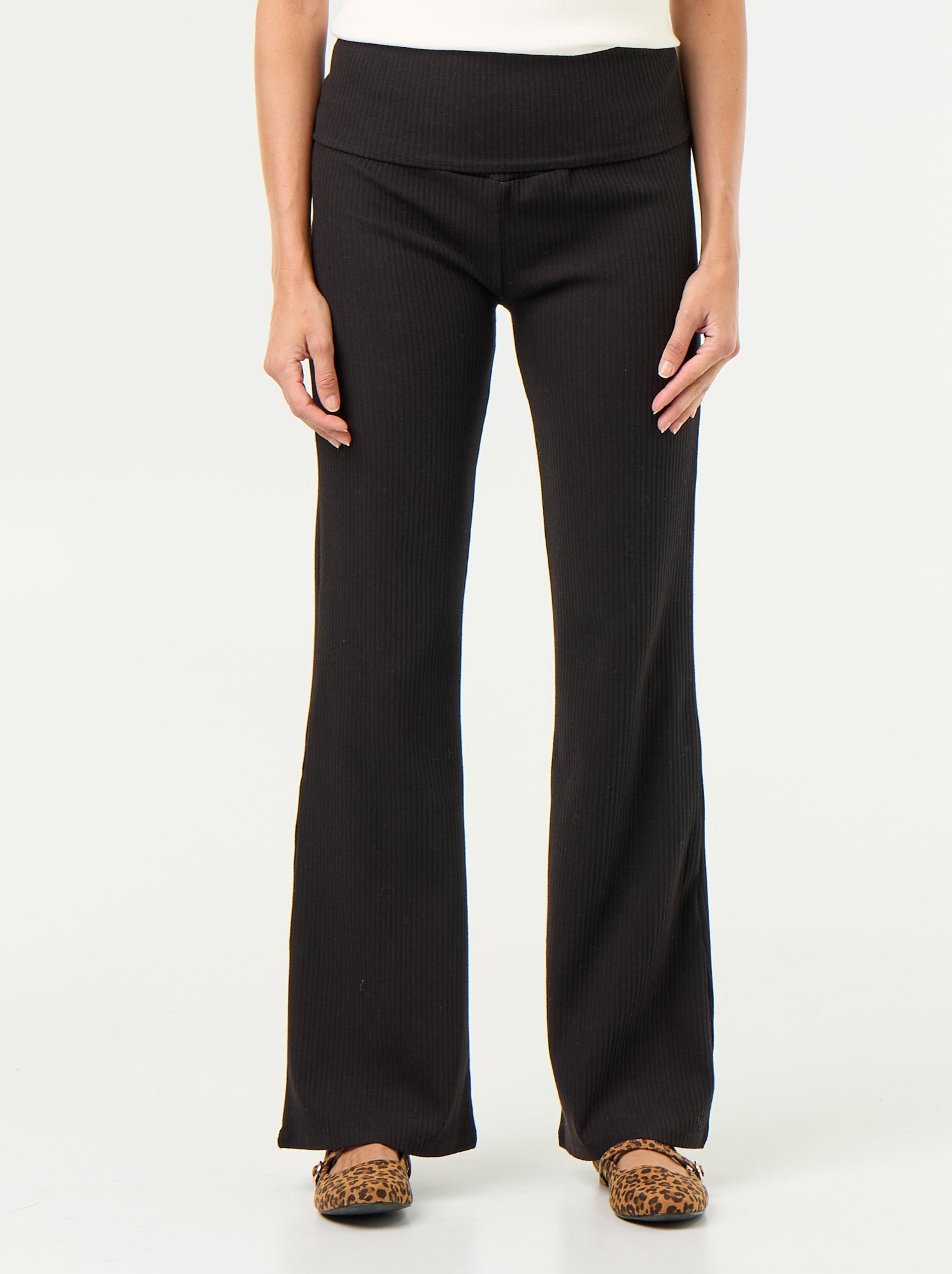 Legging bootcut de maternité - Noir