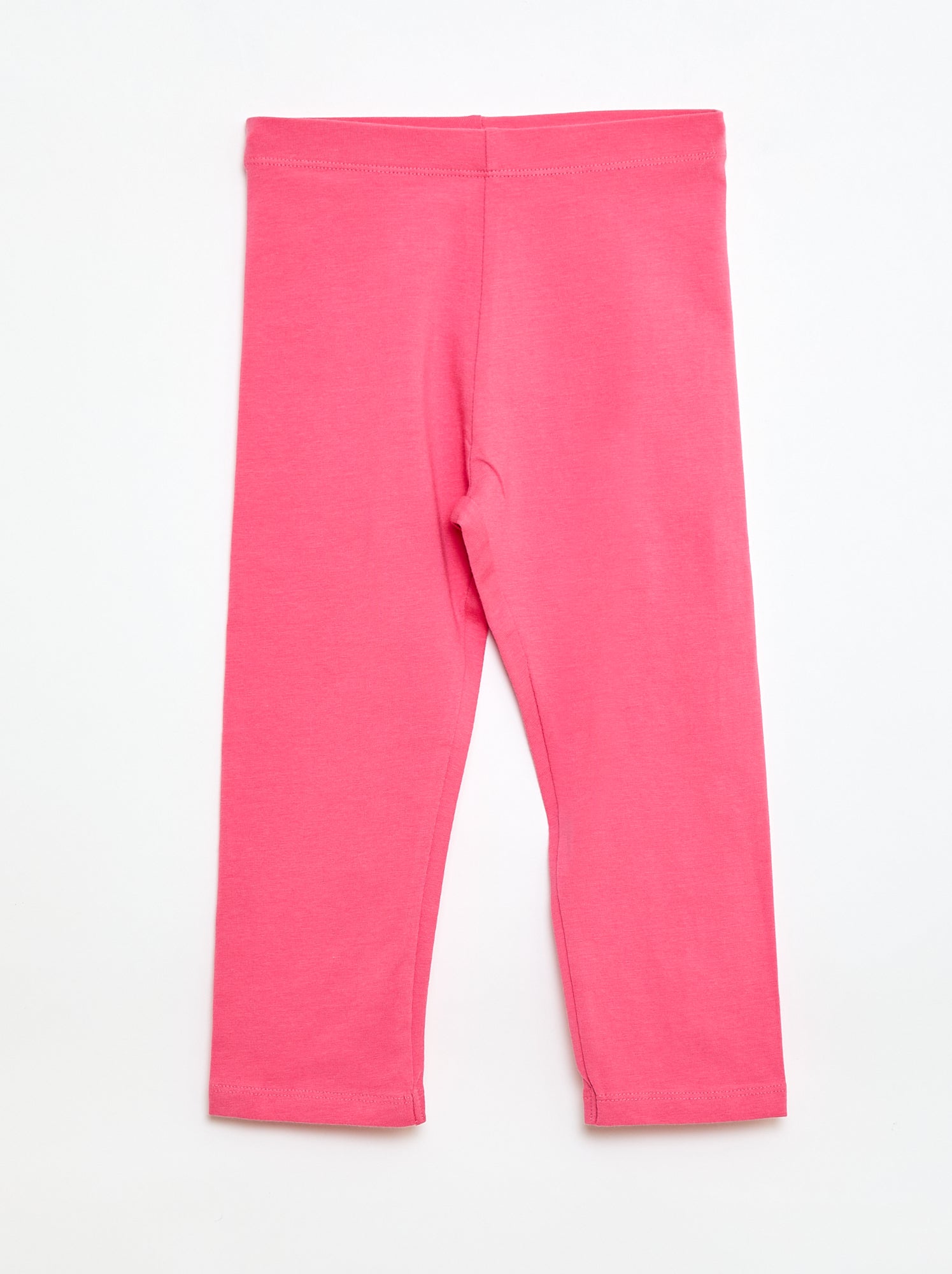 Legging court uni - Rose