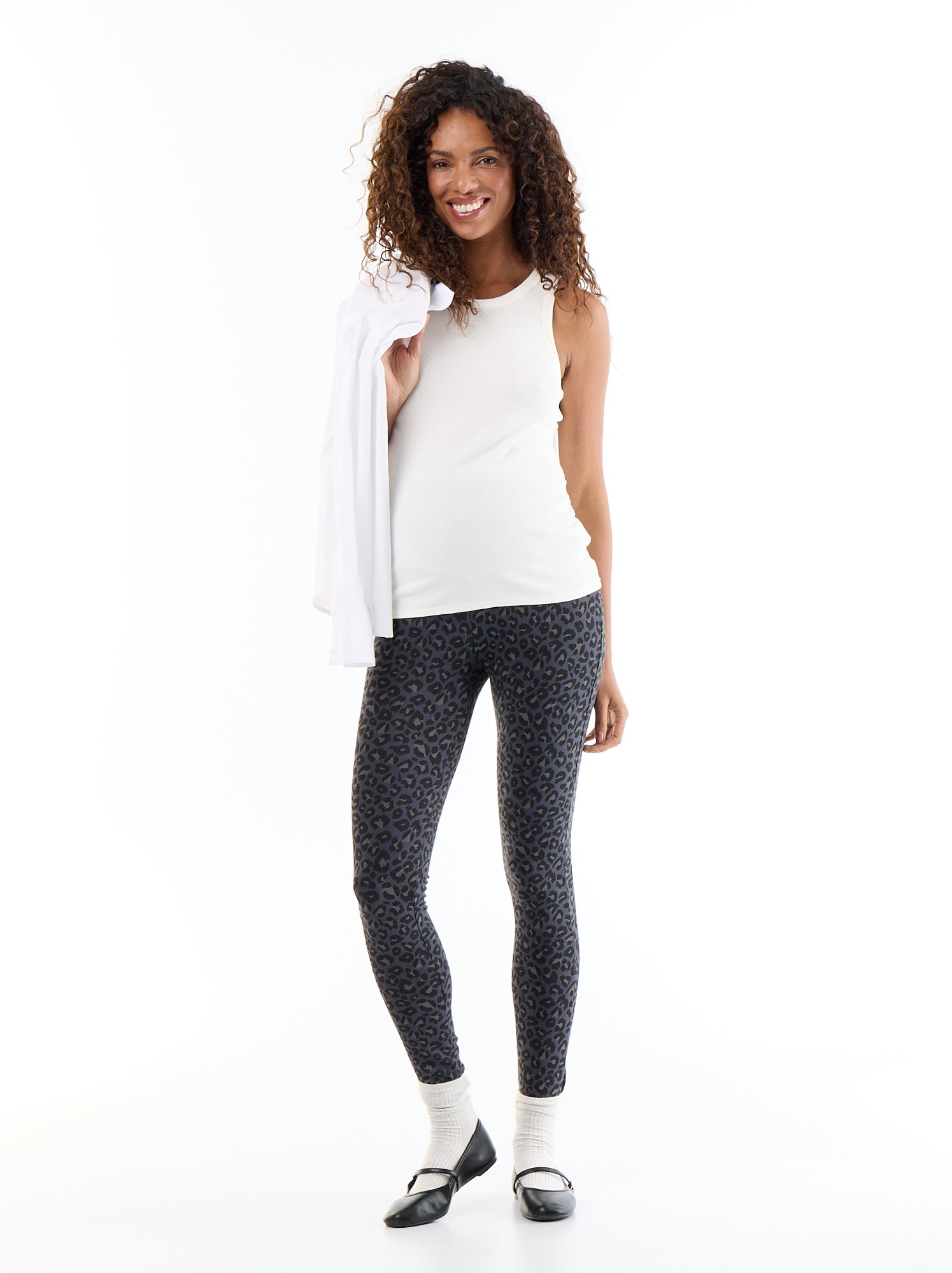 Legging de grossesse - Gris