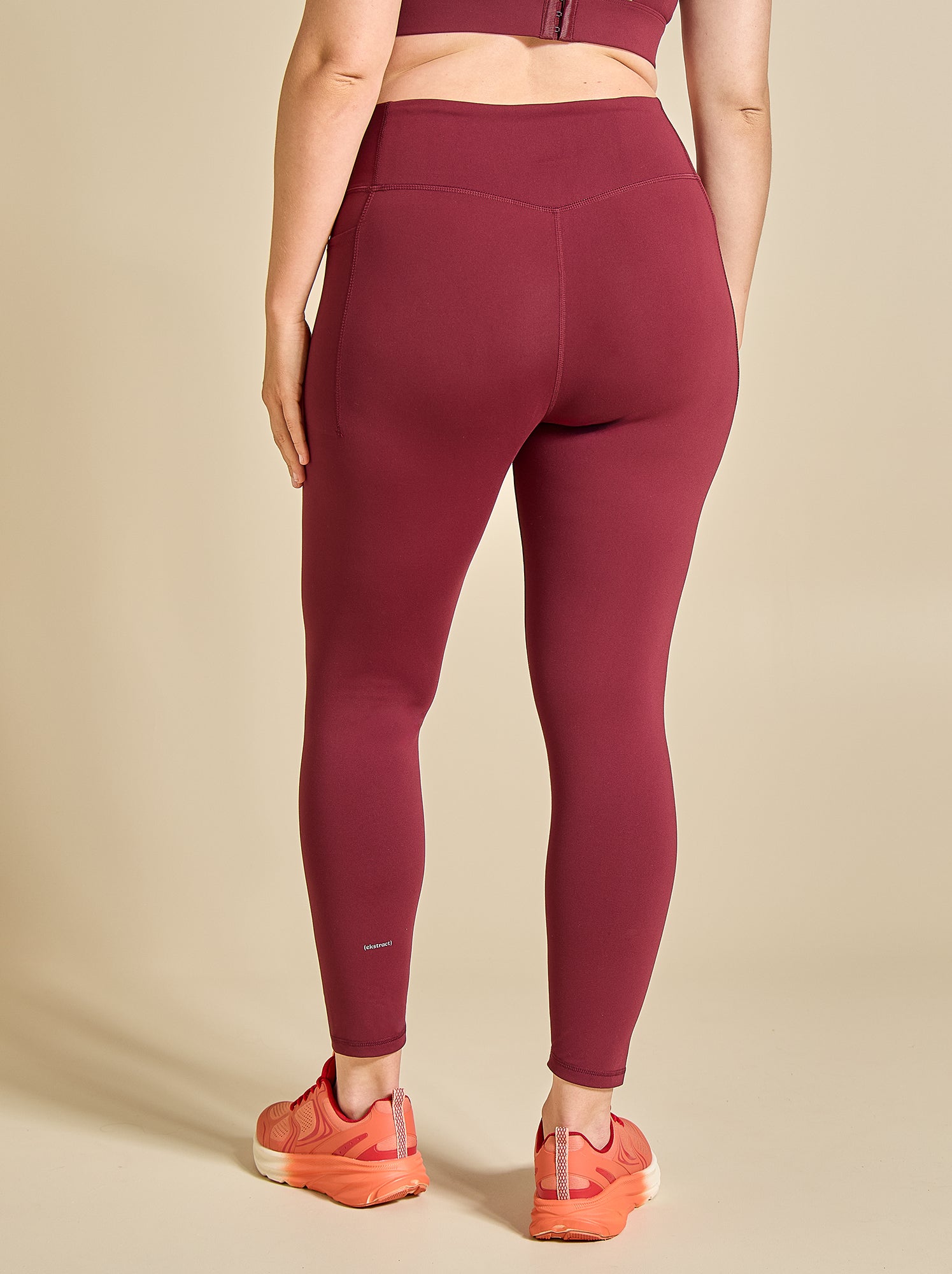 Legging de sport avec poches - (ekstract) - Bordeaux