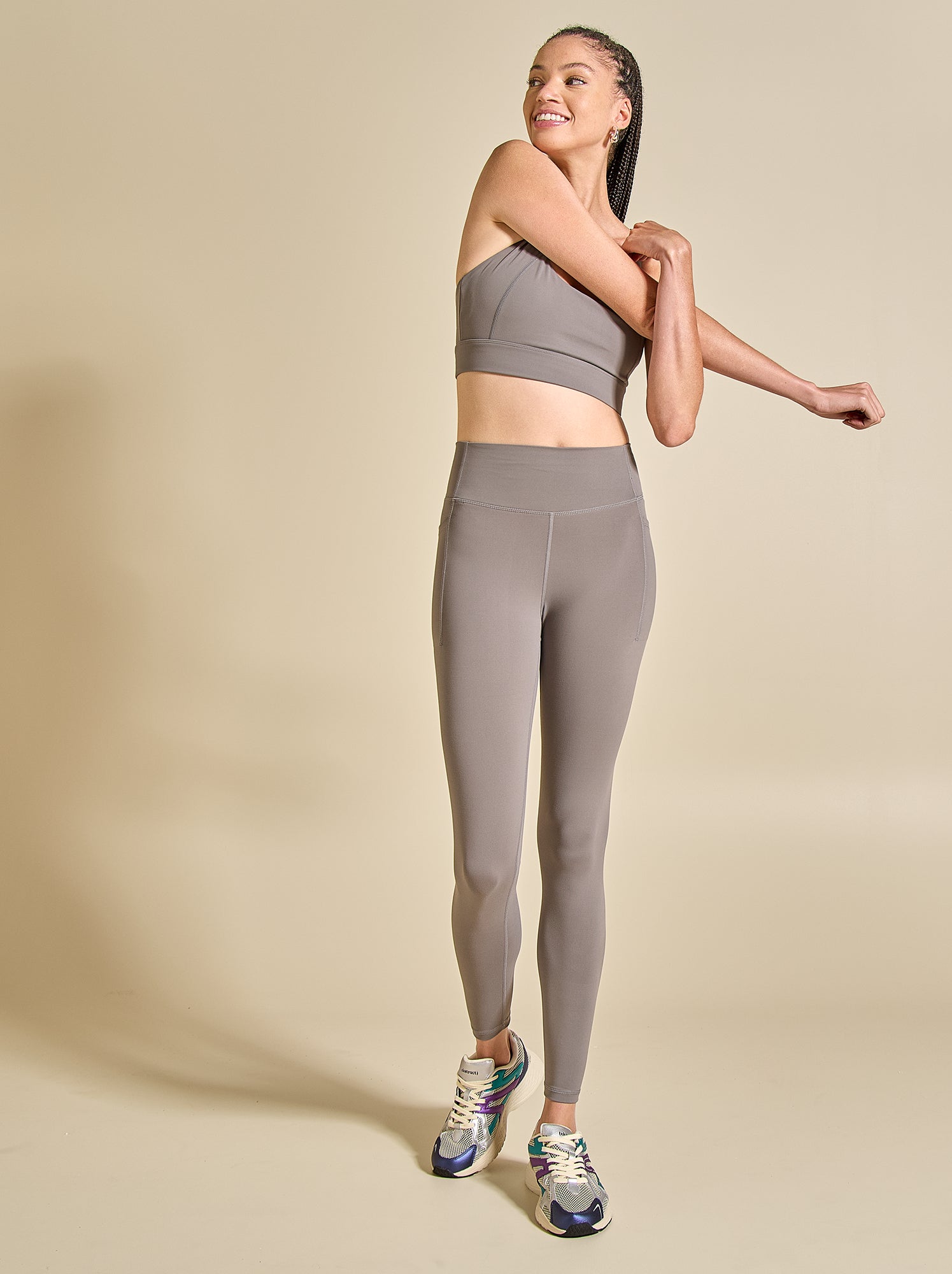 Legging de sport avec poches - (ekstract) - Gris