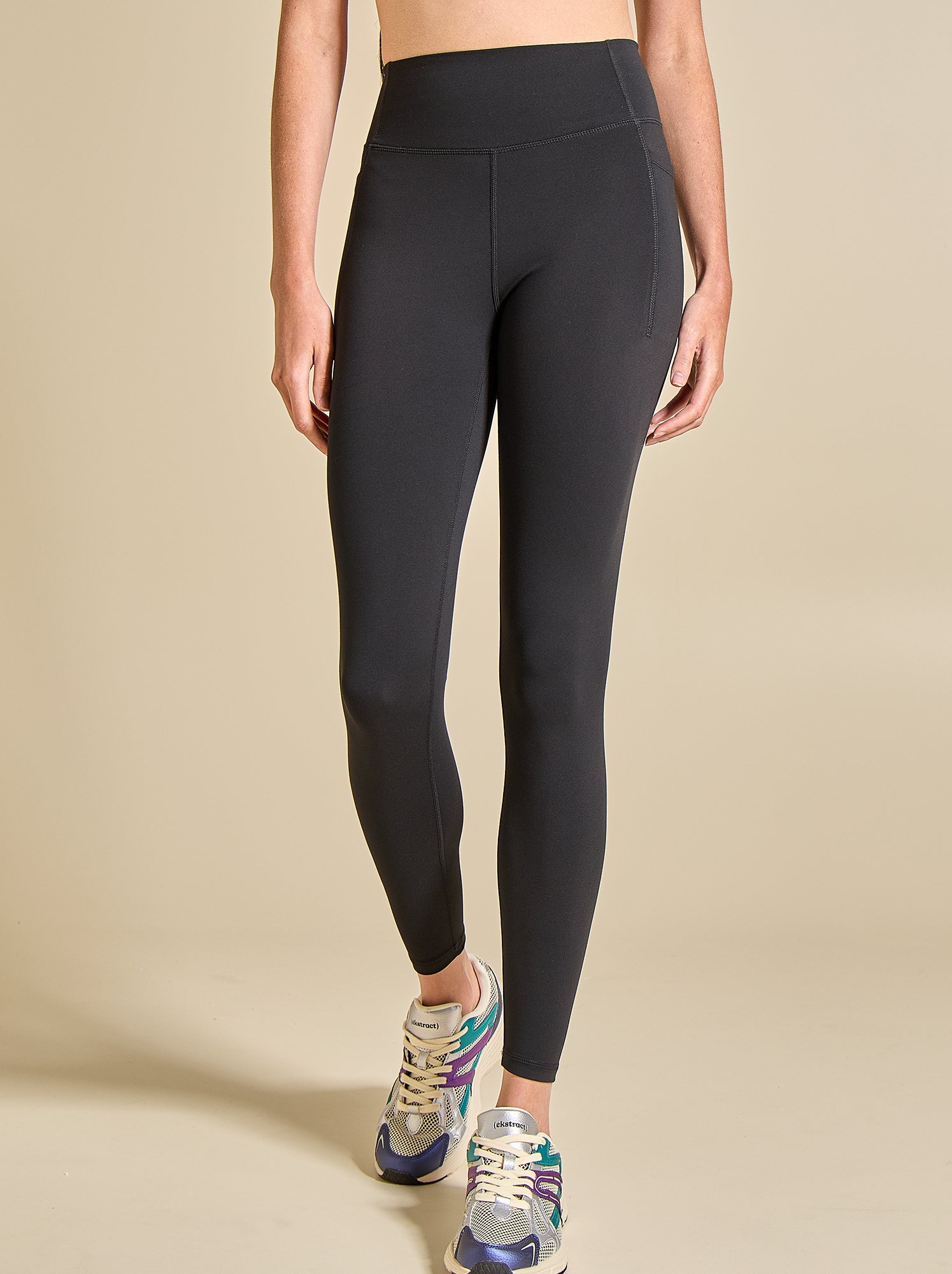 Legging de sport avec poches - (ekstract) - Noir