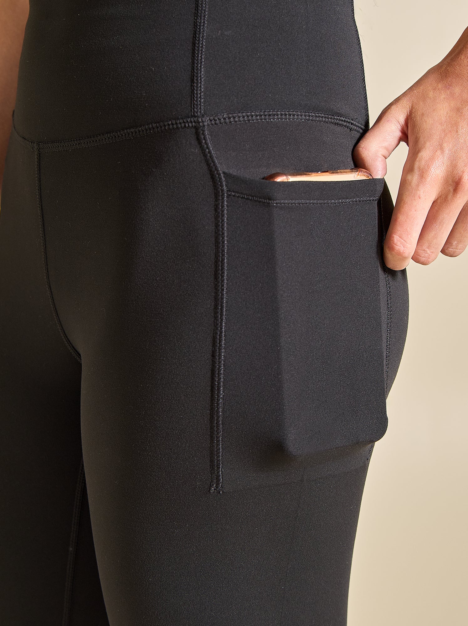 Legging de sport avec poches - (ekstract) - Noir