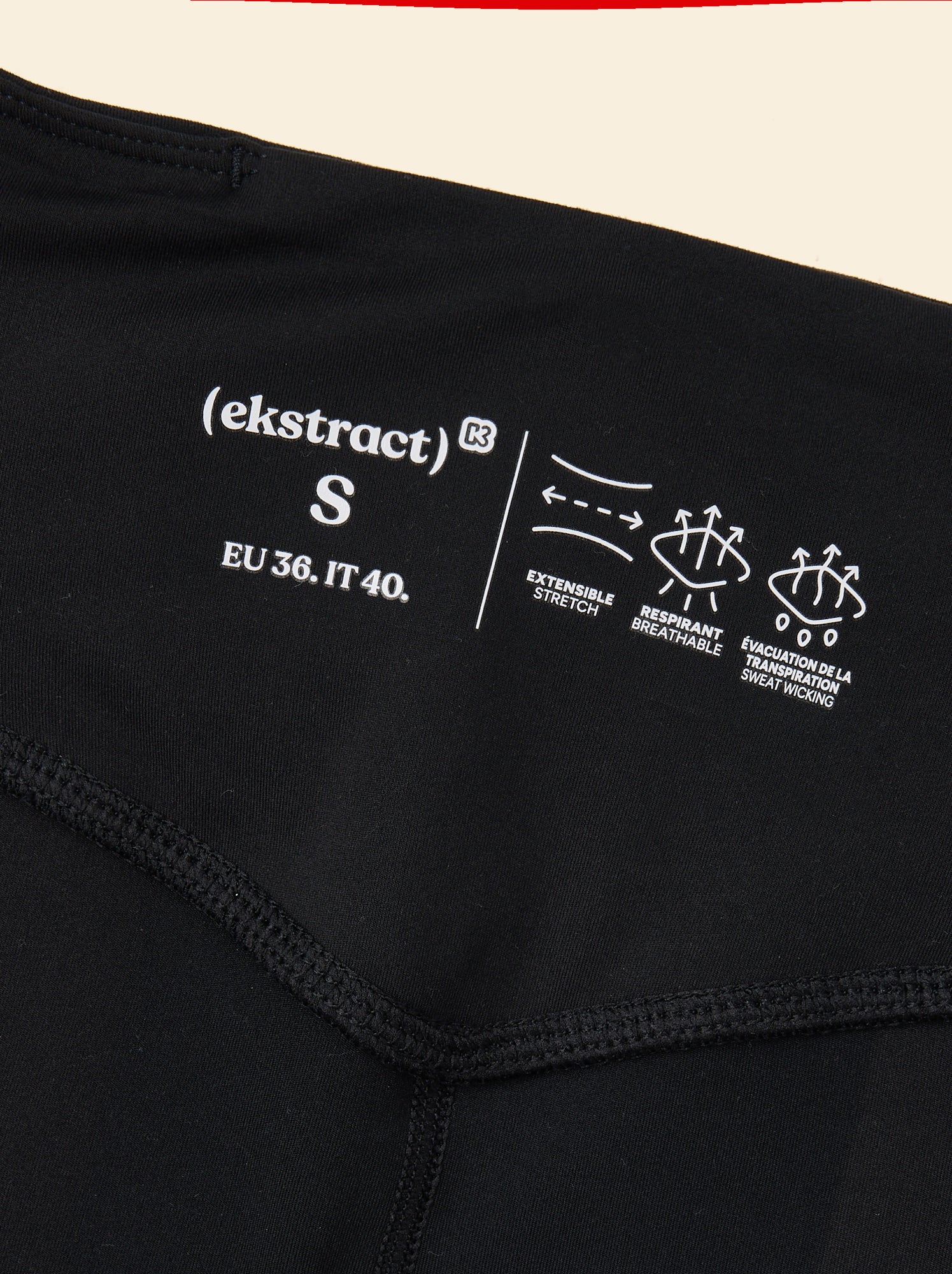 Legging de sport avec poches - (ekstract) - Noir
