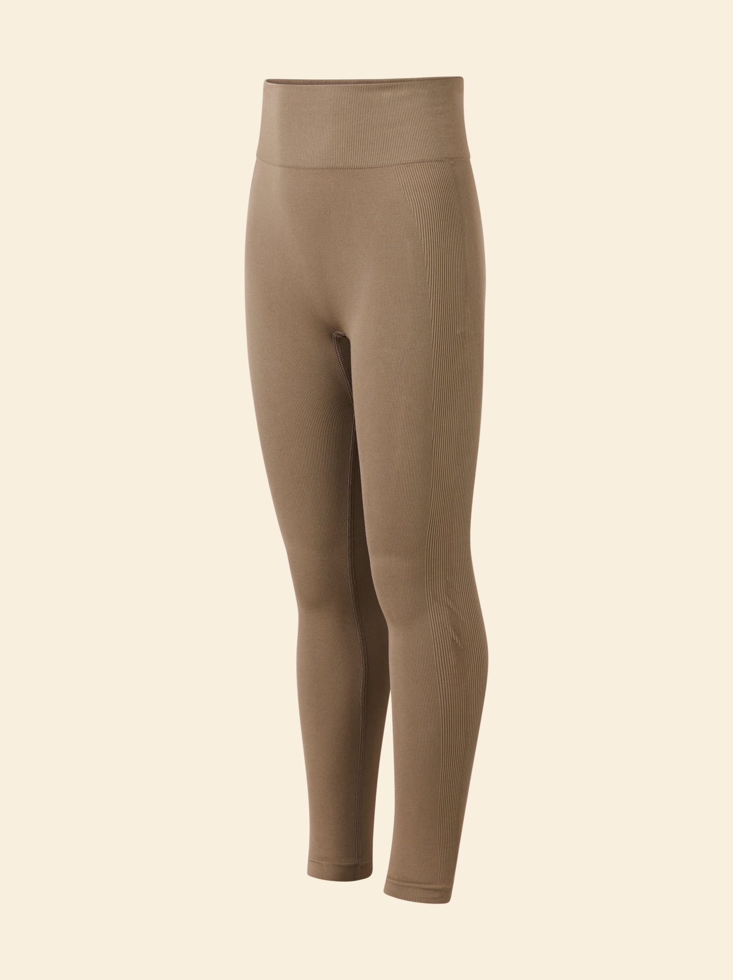 Legging de sport en rib - (ekstract) - Beige