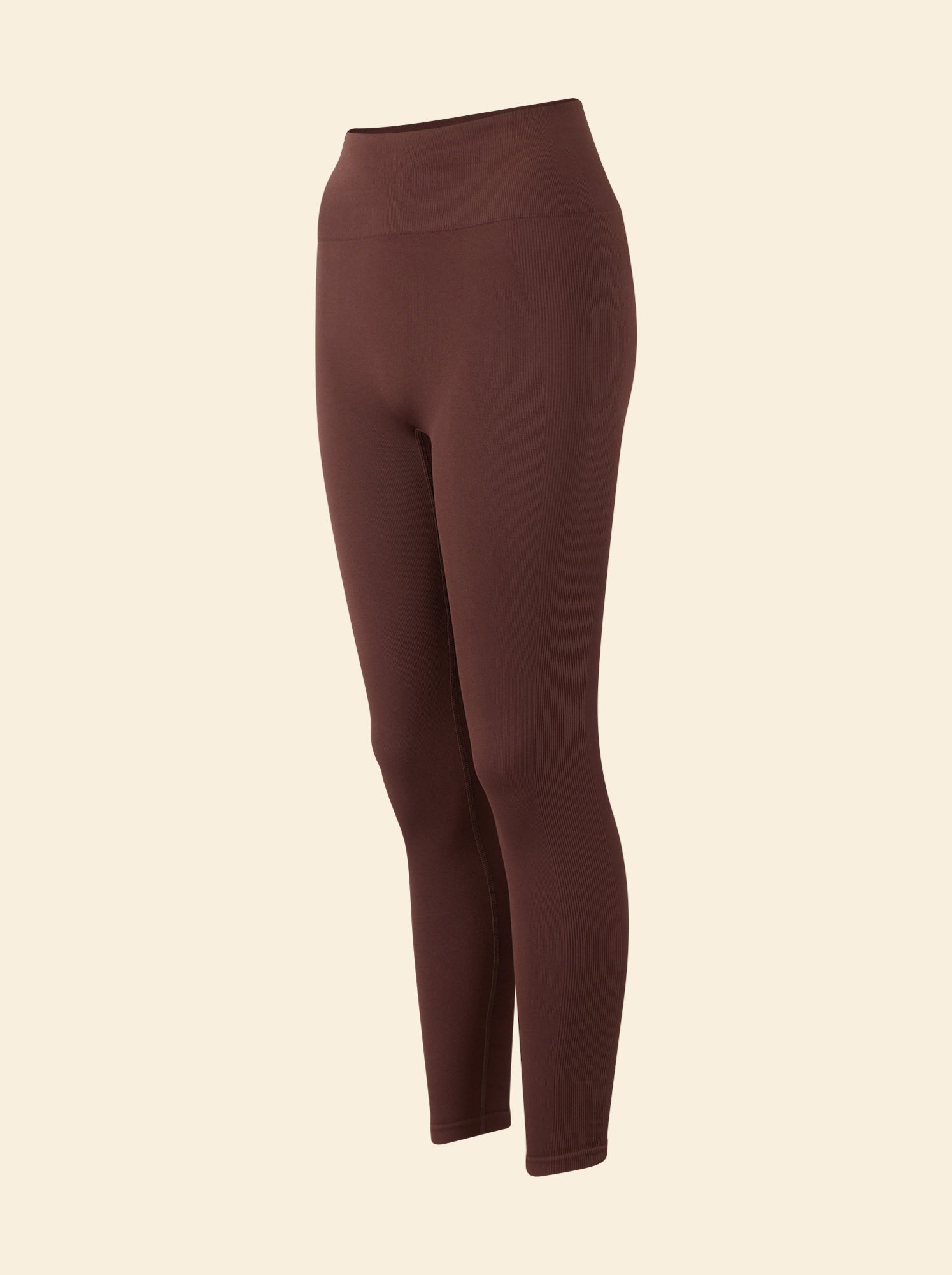 Legging de sport en rib - (ekstract) - Marron (FZE81_2)