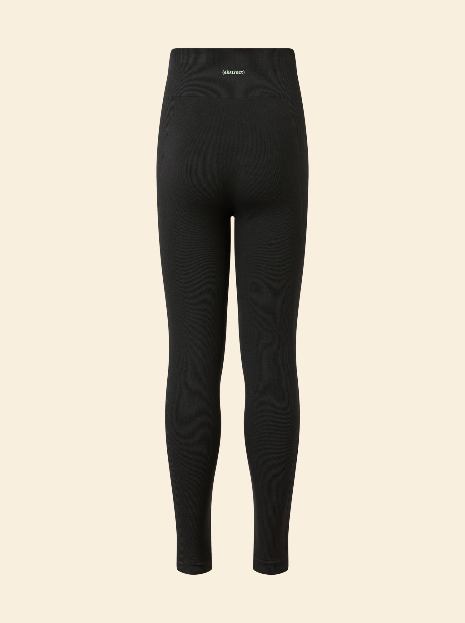 Legging de sport en rib - (ekstract) - Noir