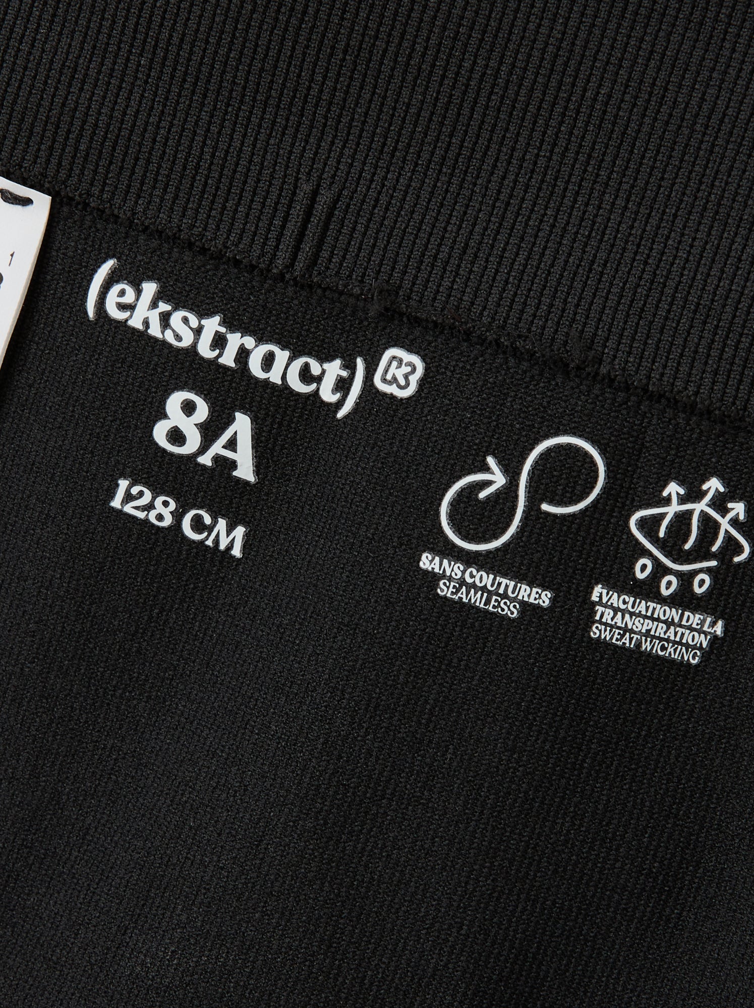 Legging de sport en rib - (ekstract) - Noir
