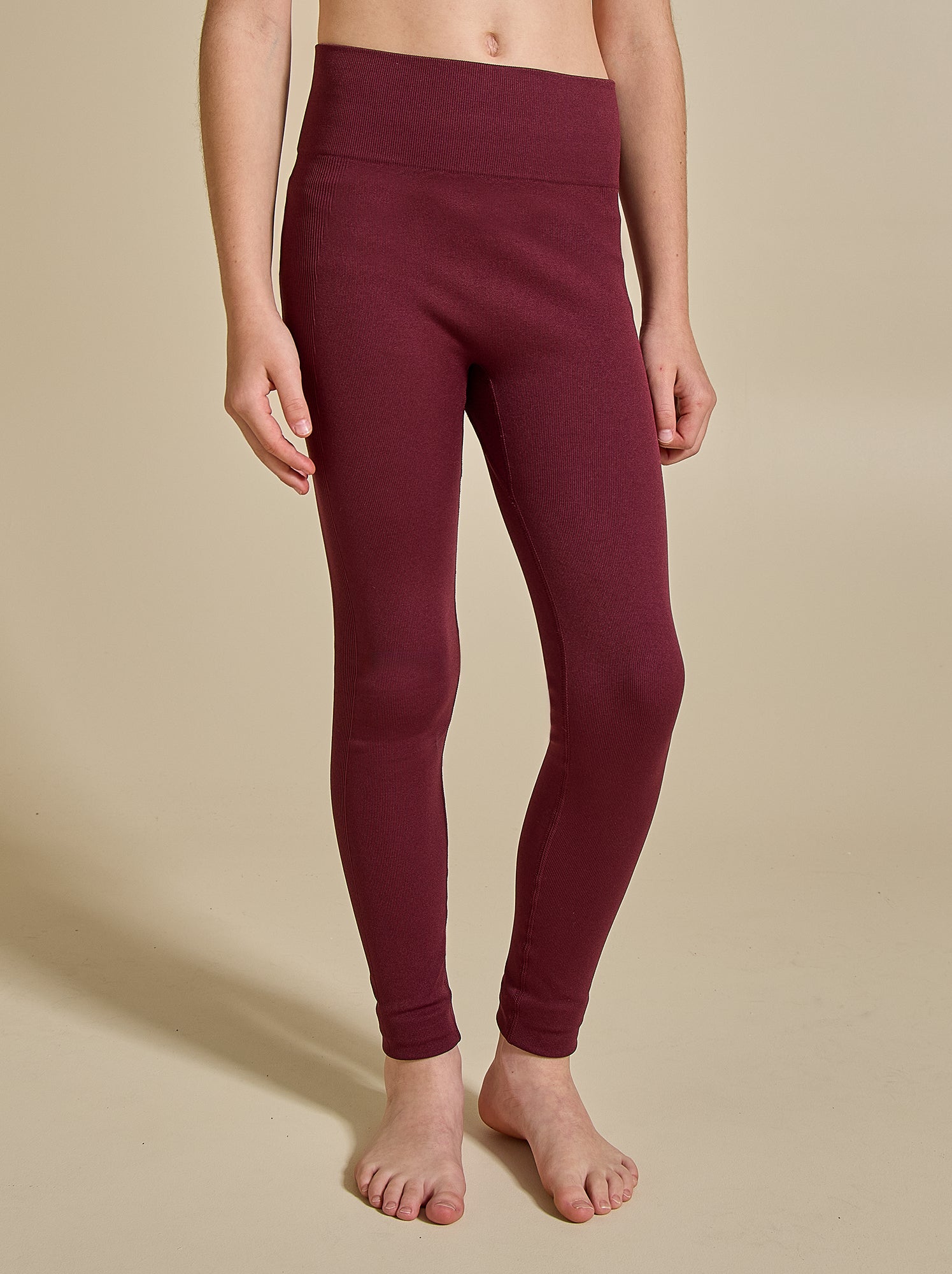 Legging de sport en rib - (ekstract) - Rouge