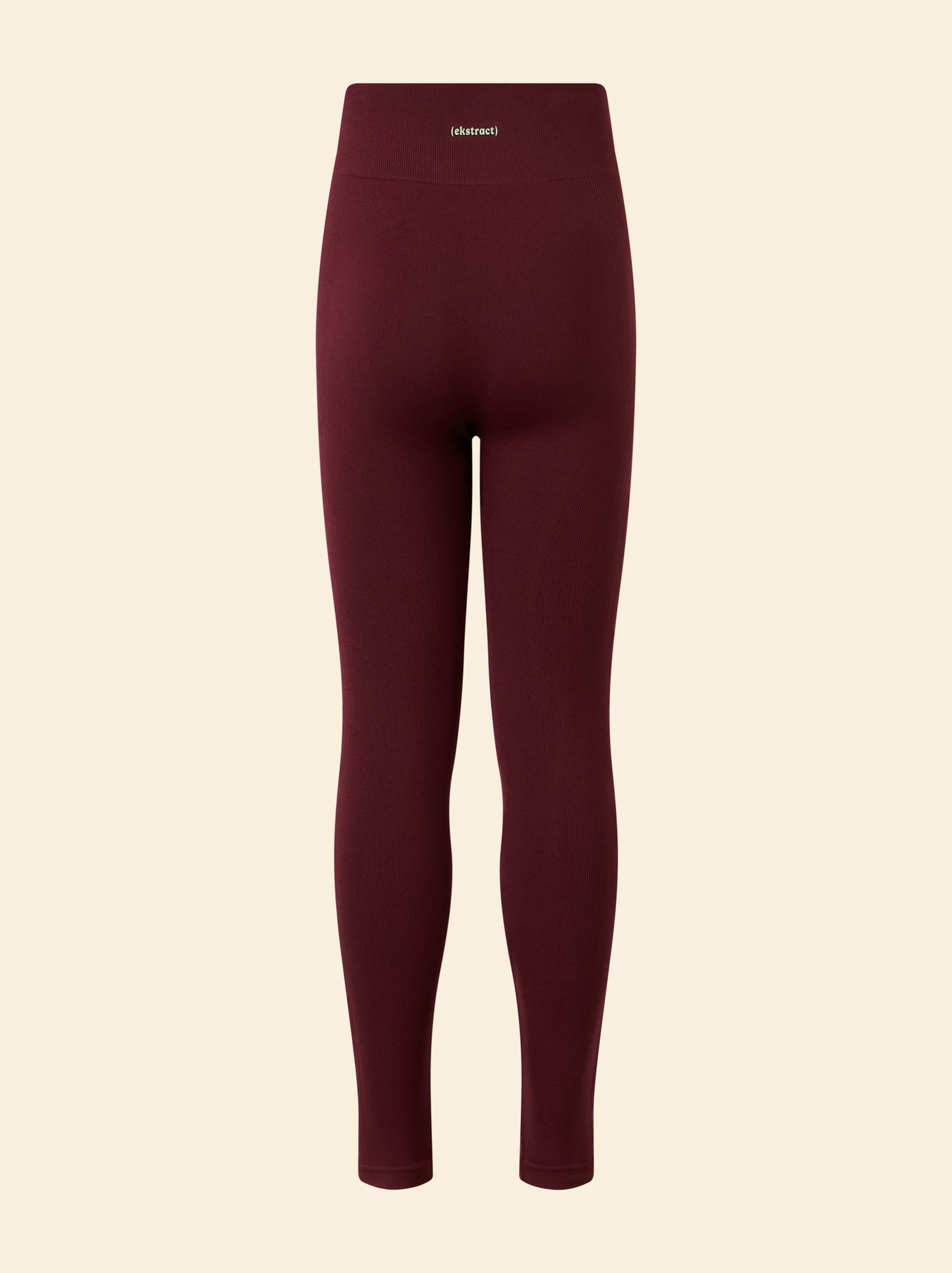 Legging de sport en rib - (ekstract) - Rouge
