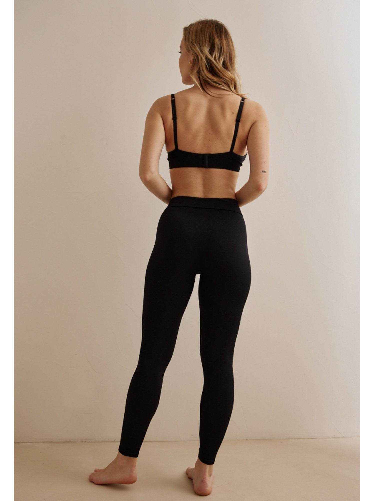 Legging de sport sans coutures darling - Noir