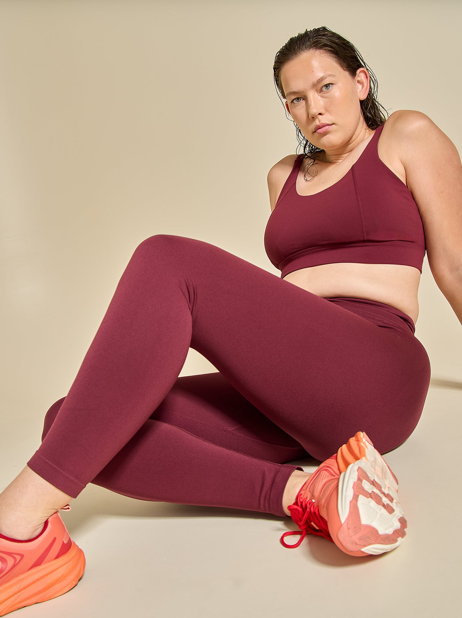 Legging de sport sculptant - (ekstract) - Bordeaux