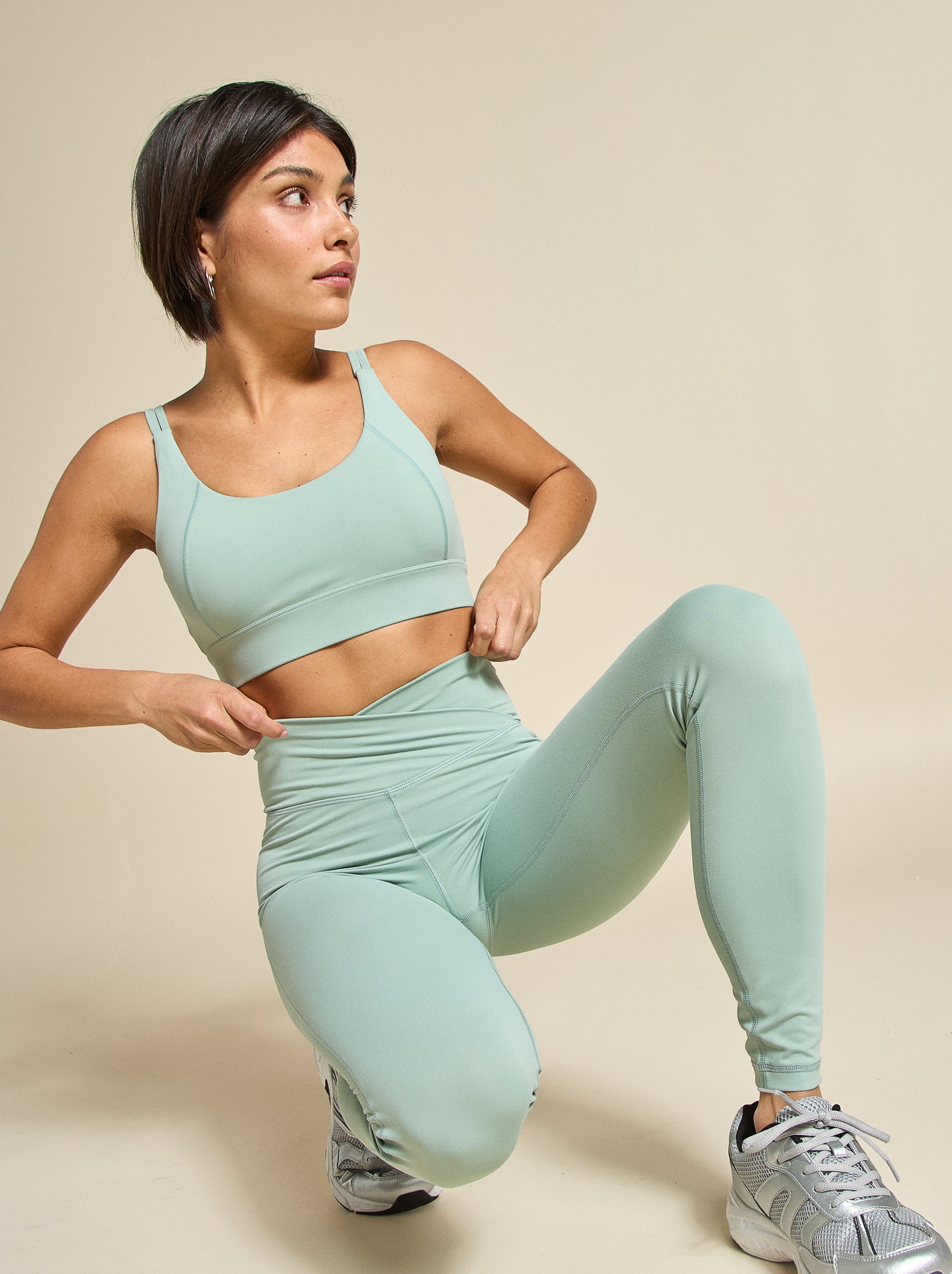 Legging de sport taille twistée - (ekstract) - Vert