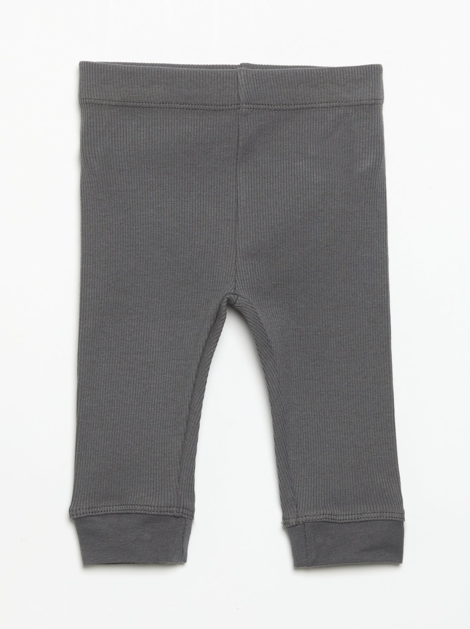 Legging en maille côtelée - Gris