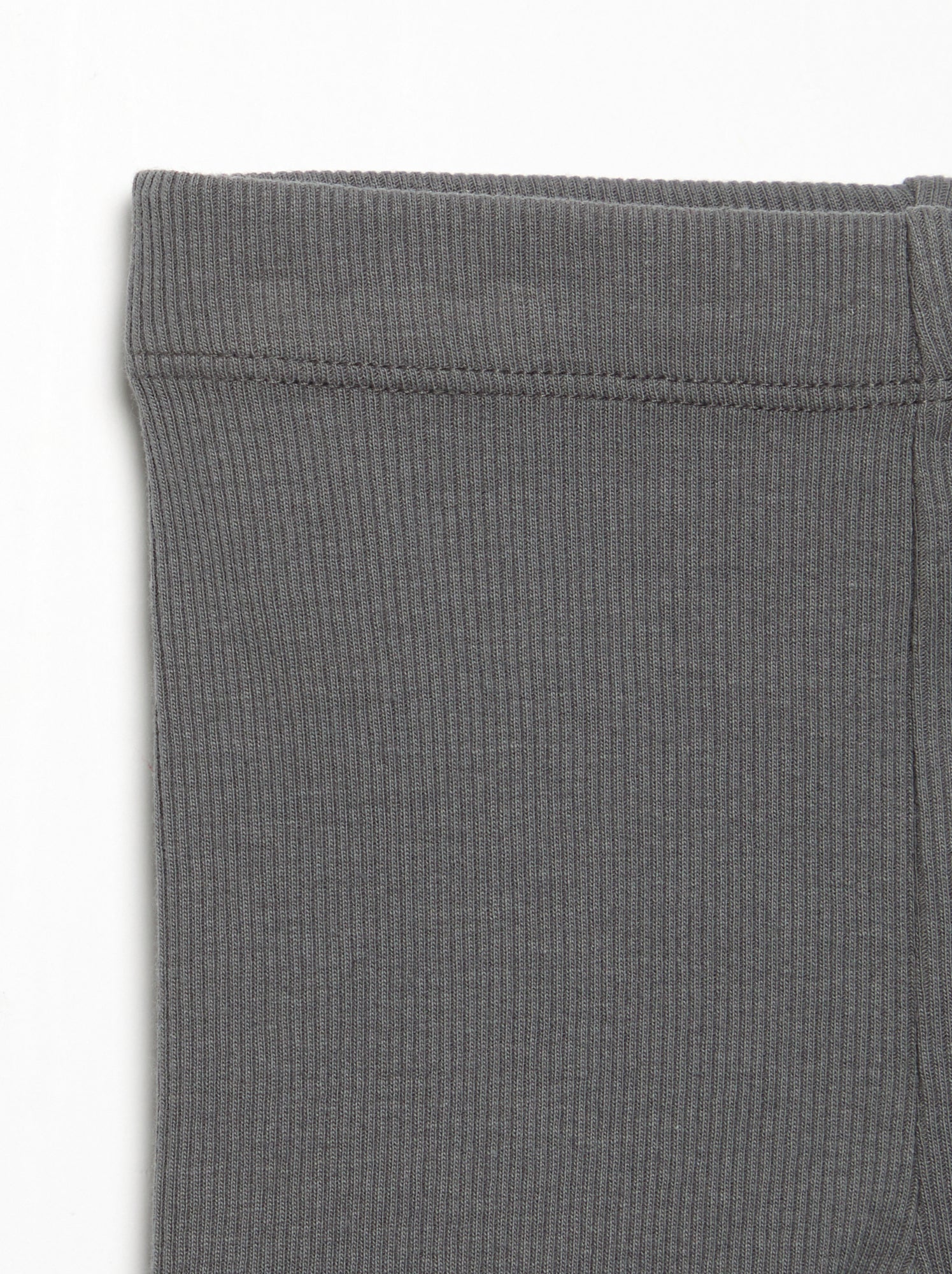 Legging en maille côtelée - Gris