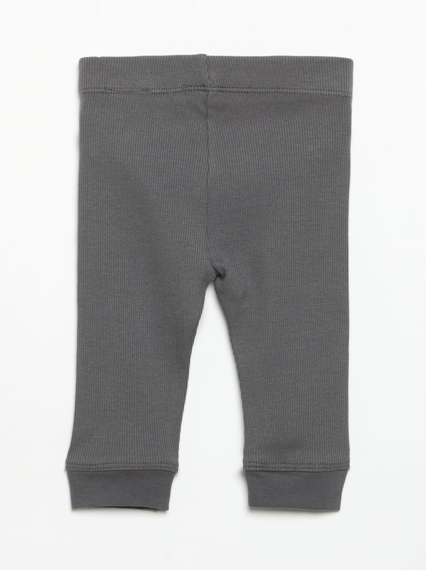 Legging en maille côtelée - Gris