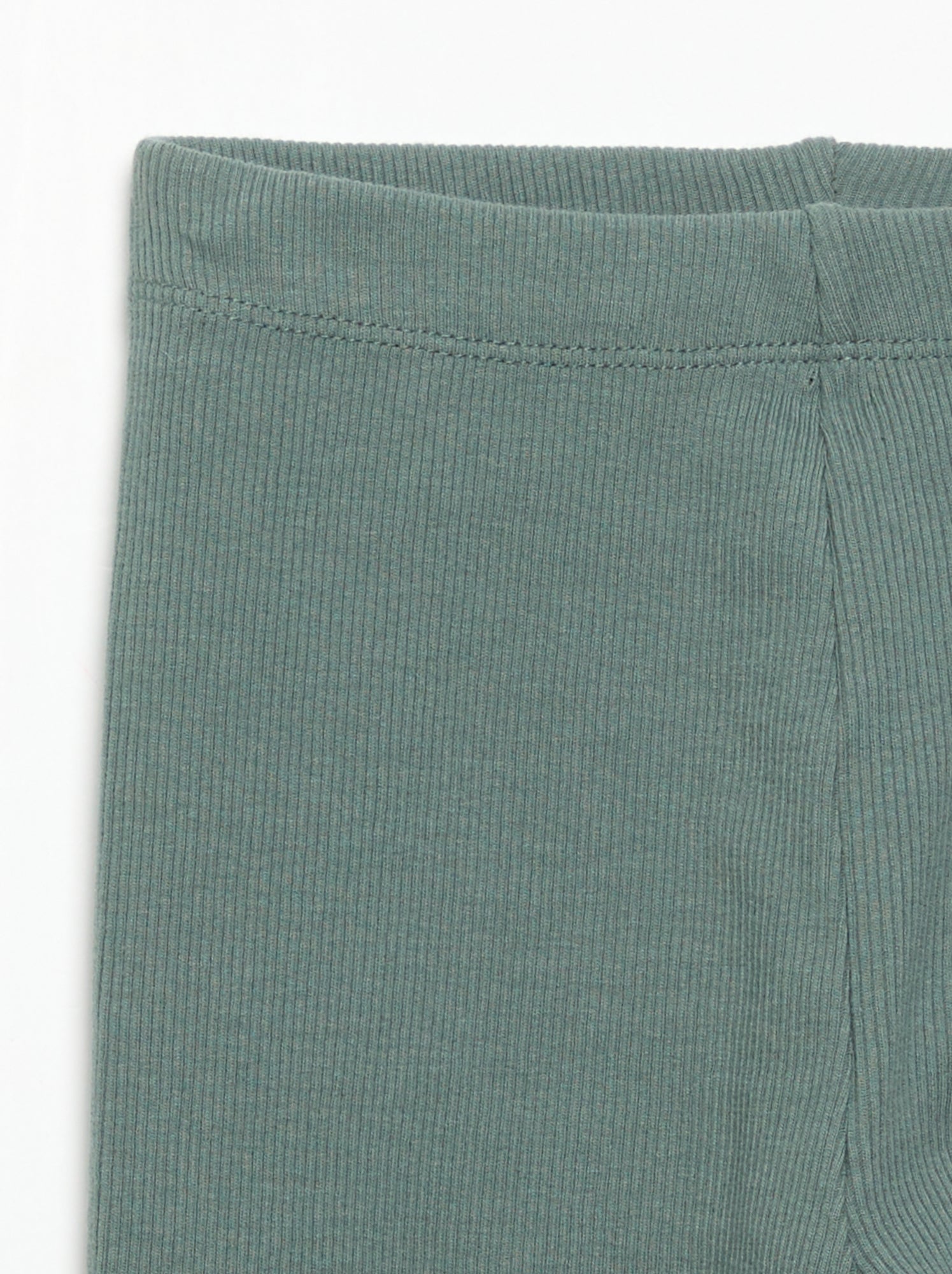 Legging en maille côtelée - Vert