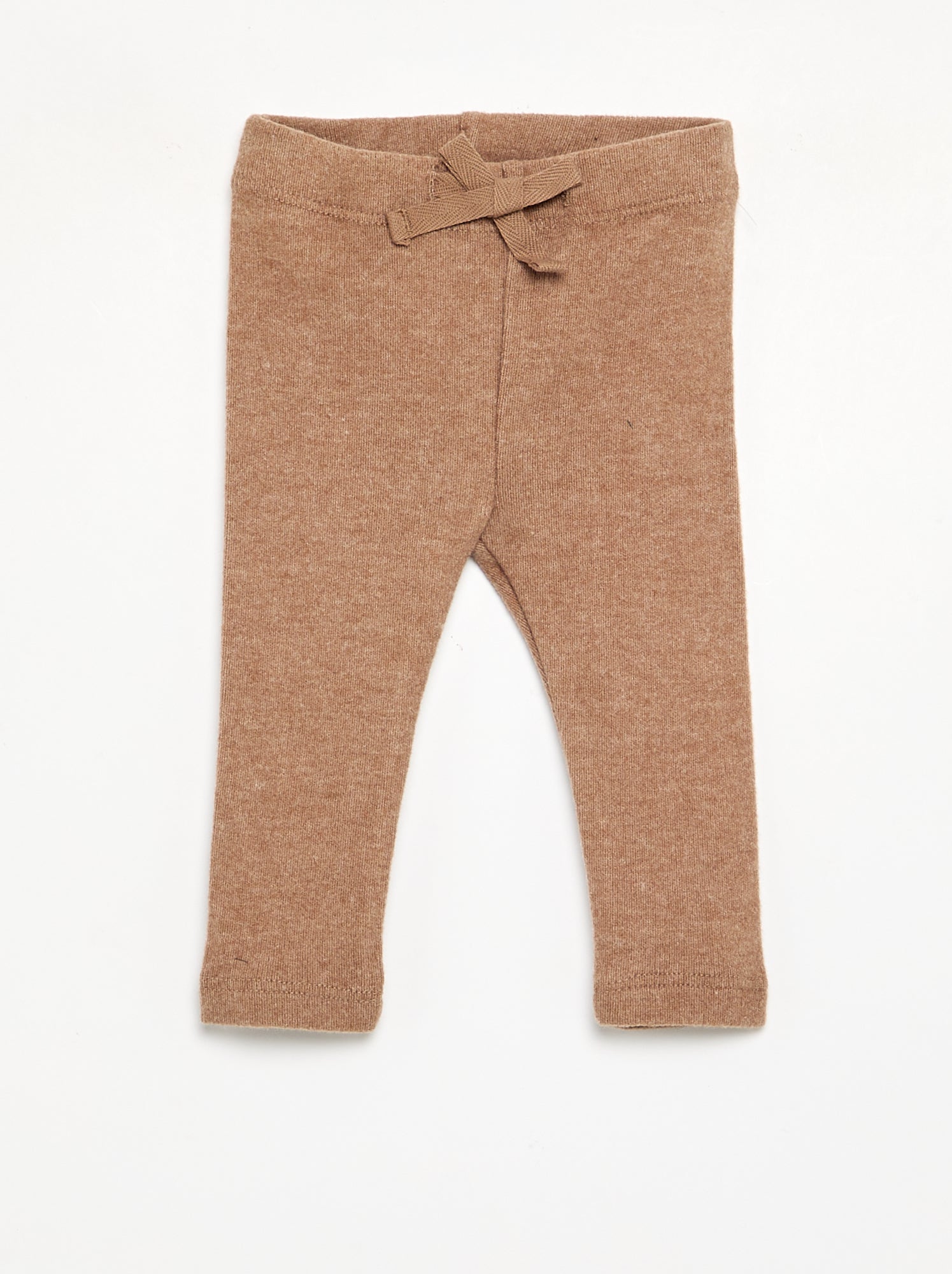 Legging en maille doudou - Beige