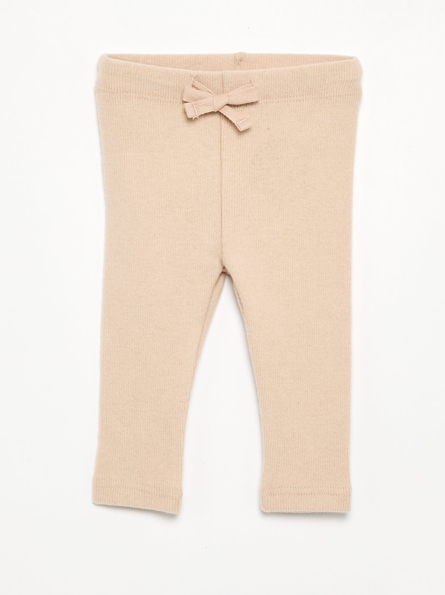 Legging en maille doudou - Beige