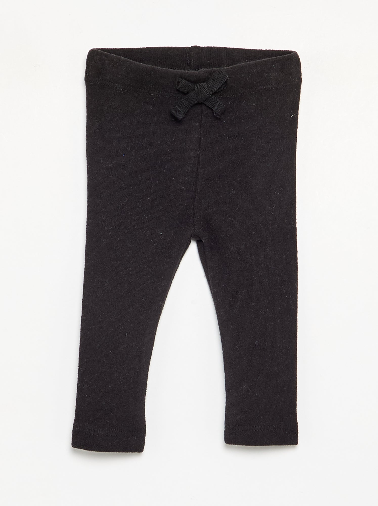 Legging en maille doudou - Noir