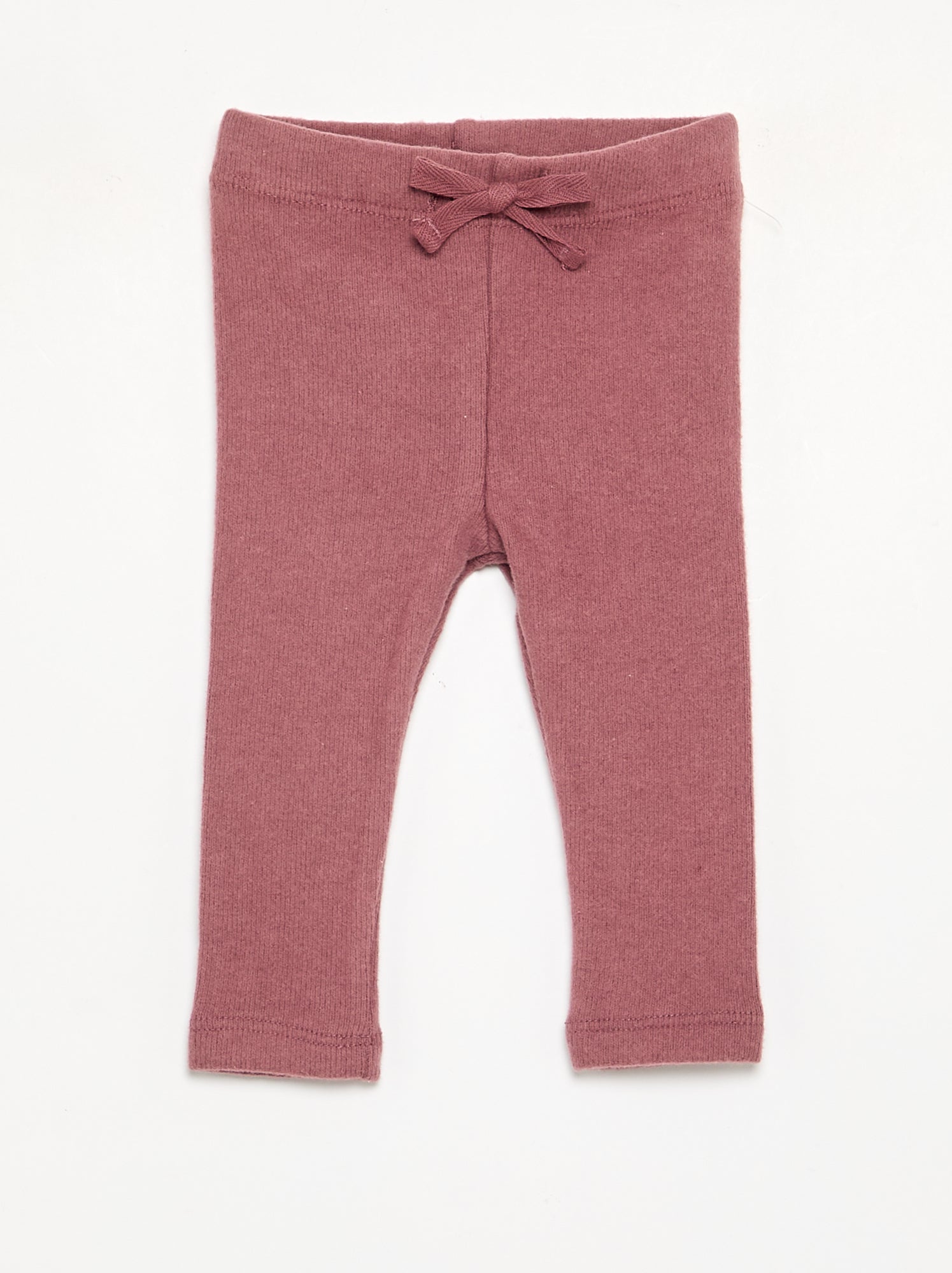 Legging en maille doudou - Rose
