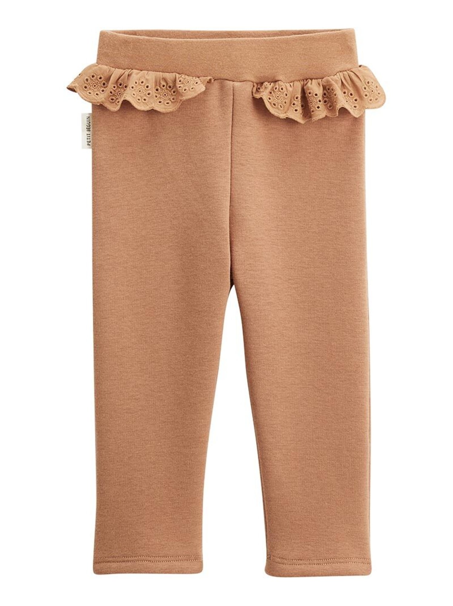 Legging enfant en molleton ultra chaud chincha - Camel