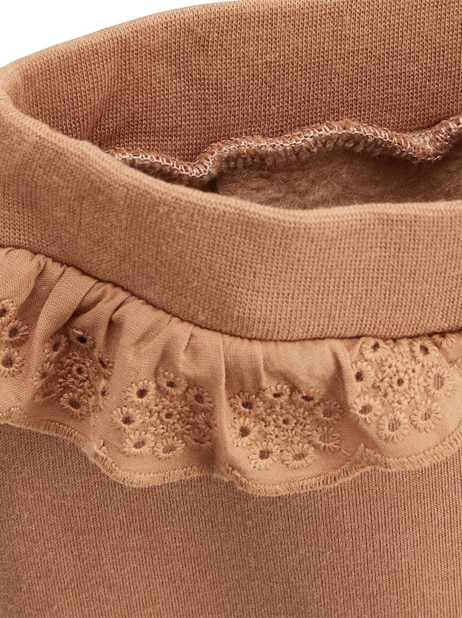 Legging enfant en molleton ultra chaud chincha - Camel