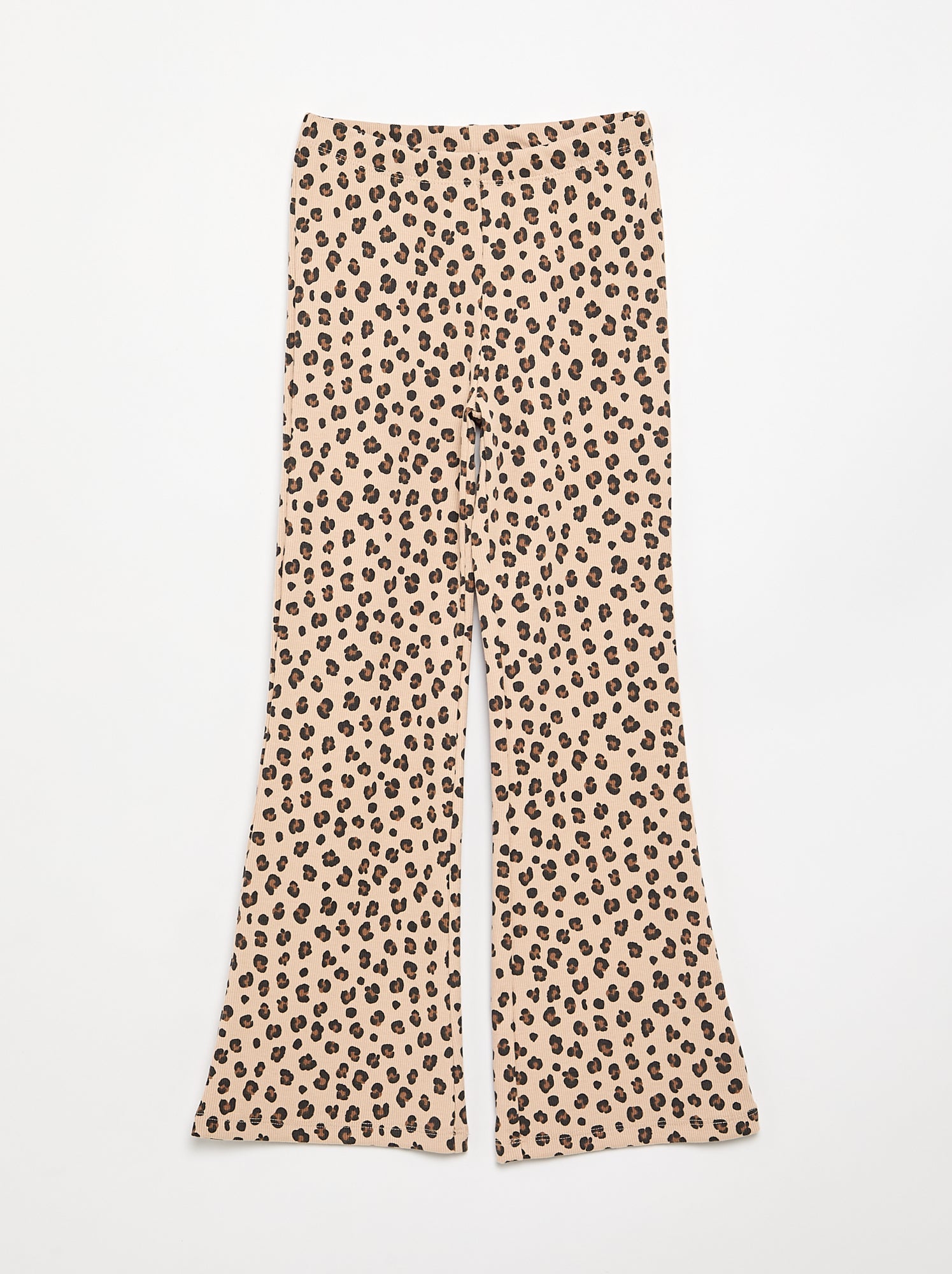 Legging long à motif - Beige