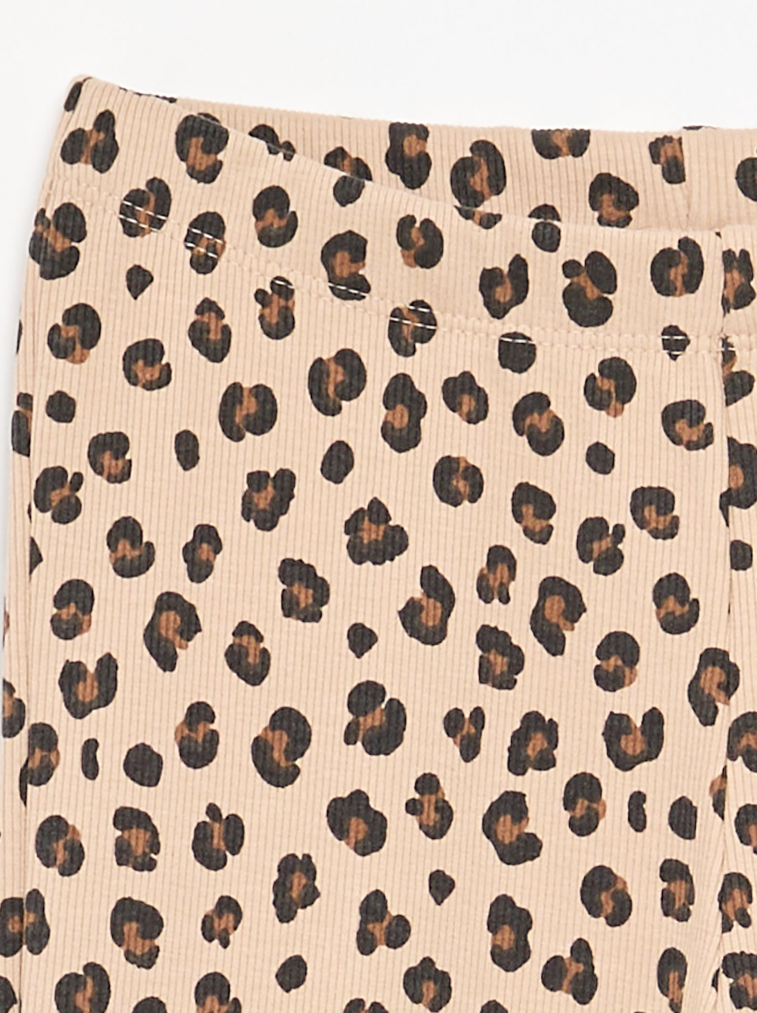 Legging long à motif - Beige