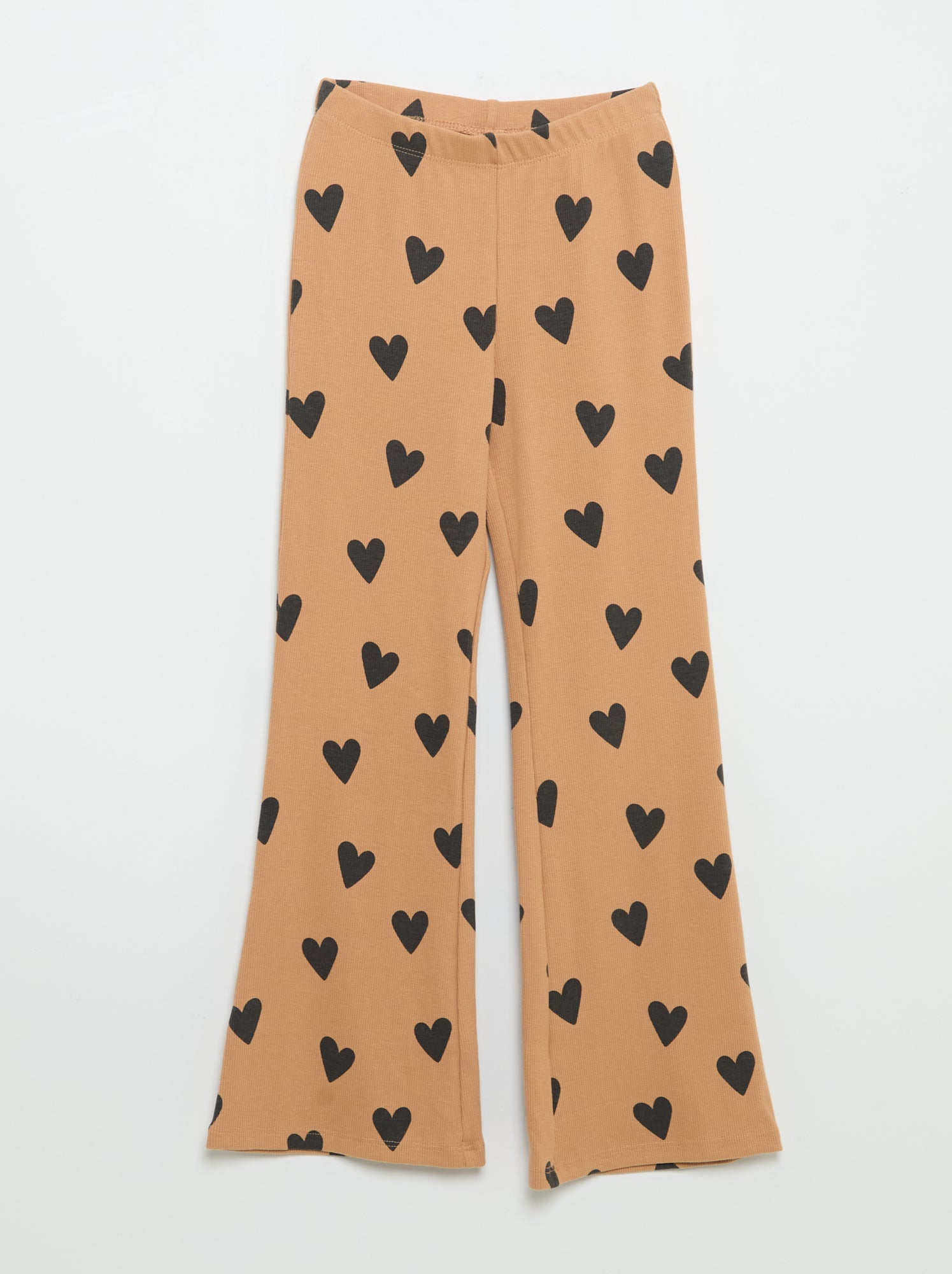 Legging long à motif - Marron