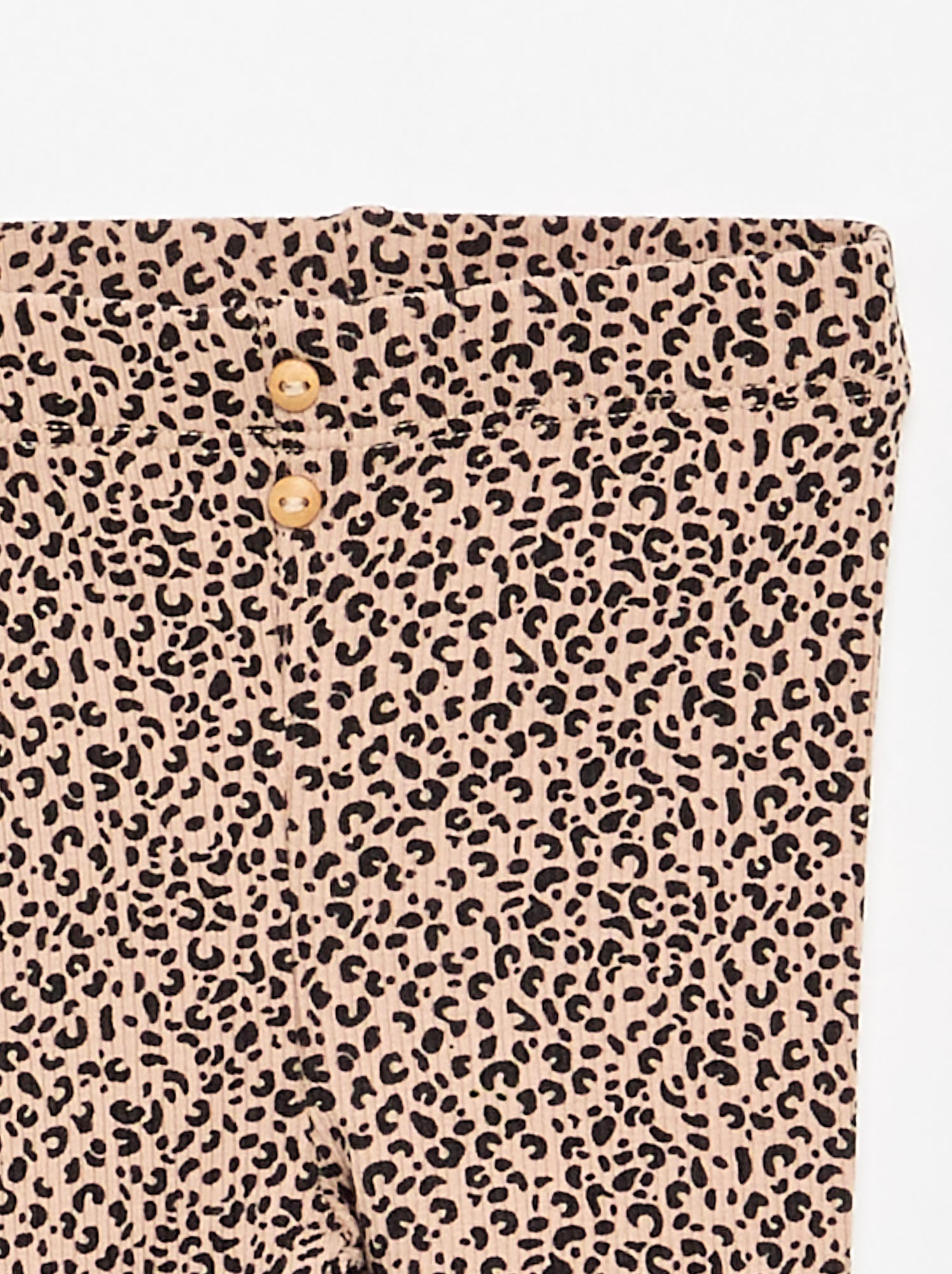 Legging long côtelé à motif - Beige (DMI88_27)