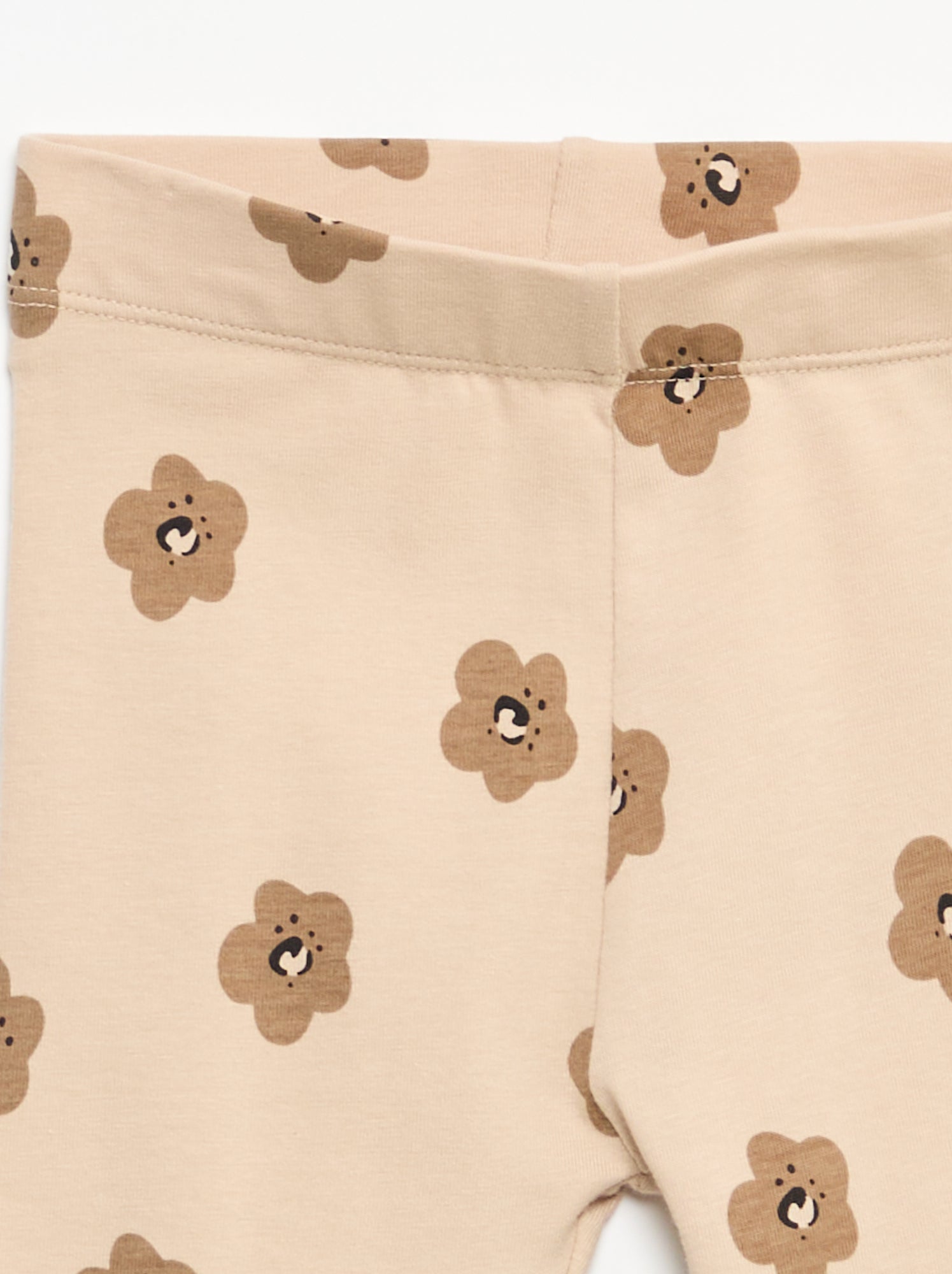 Legging long imprimé - Beige (EVM40_15)