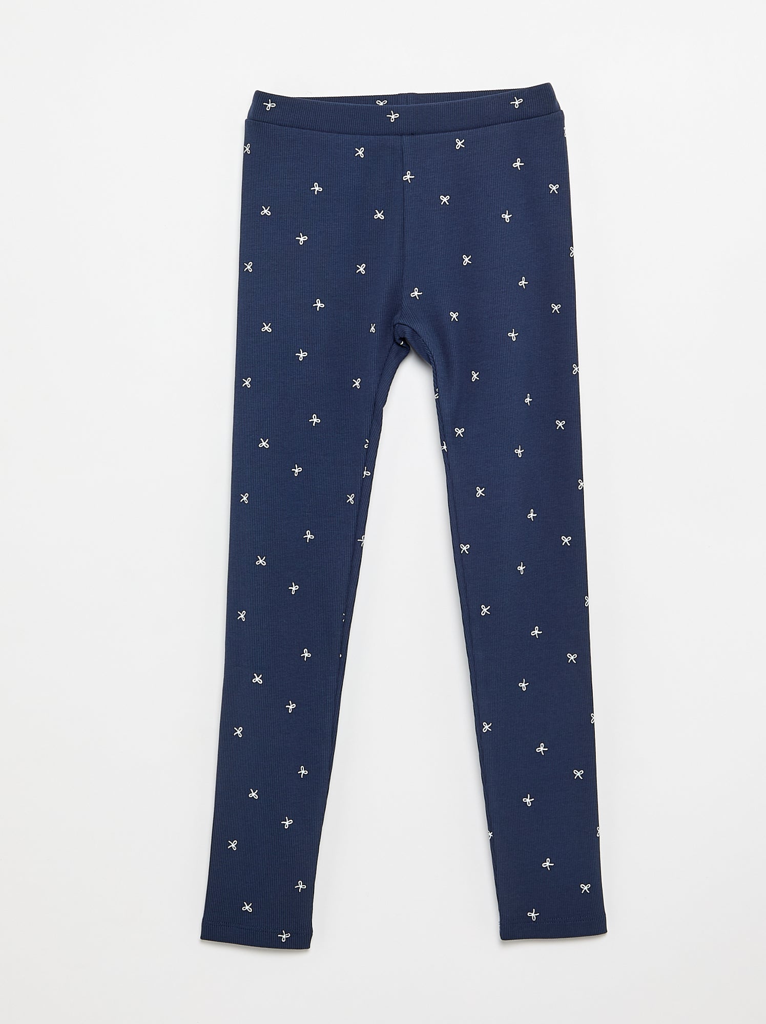 Legging long imprimé - Bleu