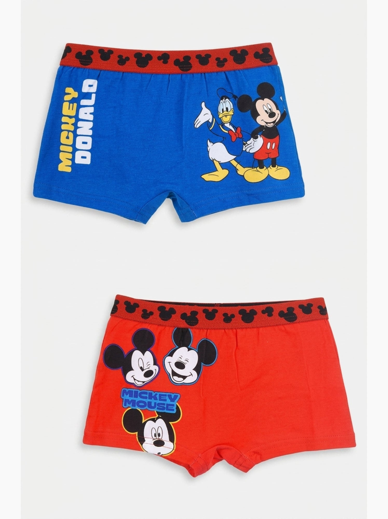 Lot 2 boxers mickey mouse| licence officielle - Multicolore