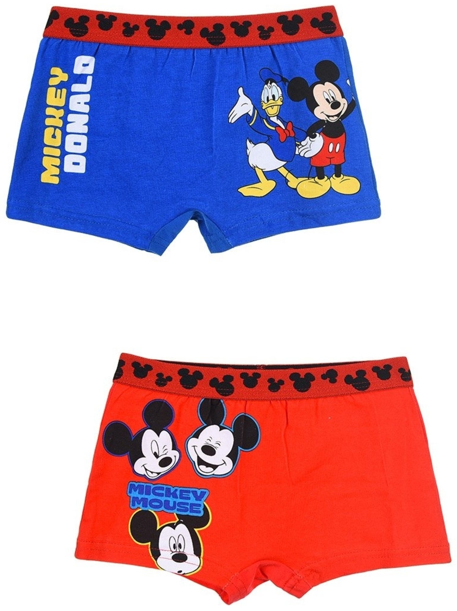 Lot 2 boxers mickey mouse| licence officielle - Multicolore