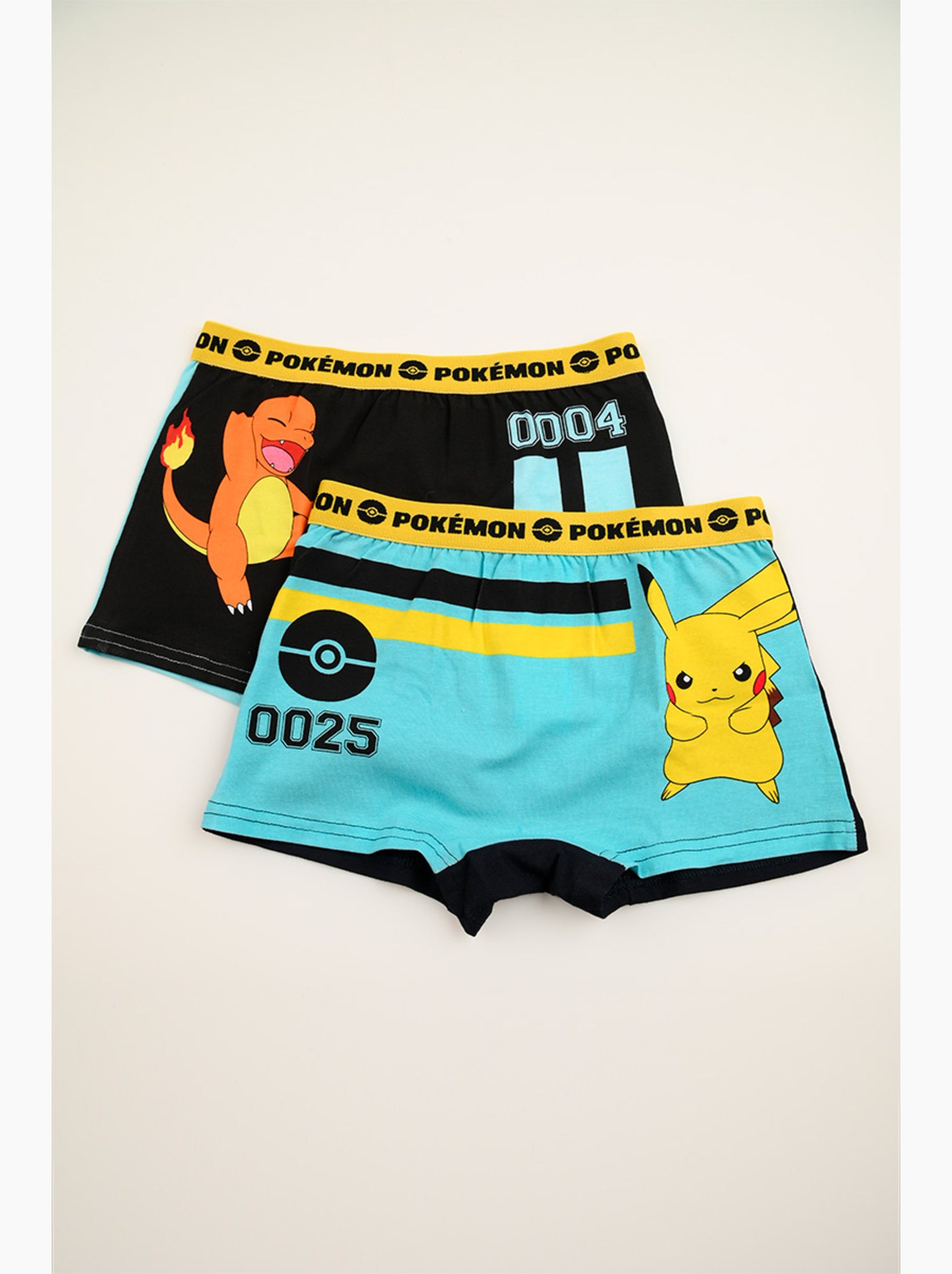 Lot 2 boxers pokémon multicolore| licence officielle - Gris Bleu