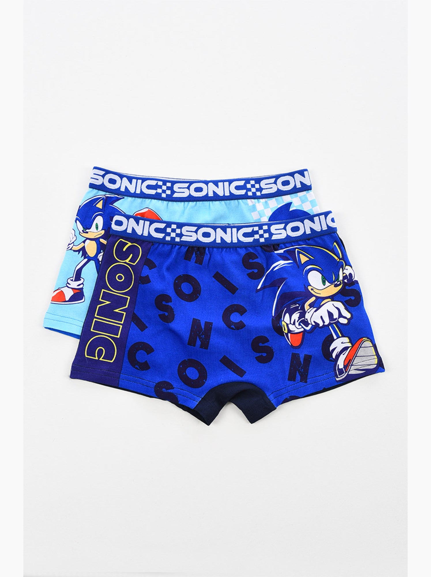 Lot 2 boxers sonic  | licence officielle - Bleu