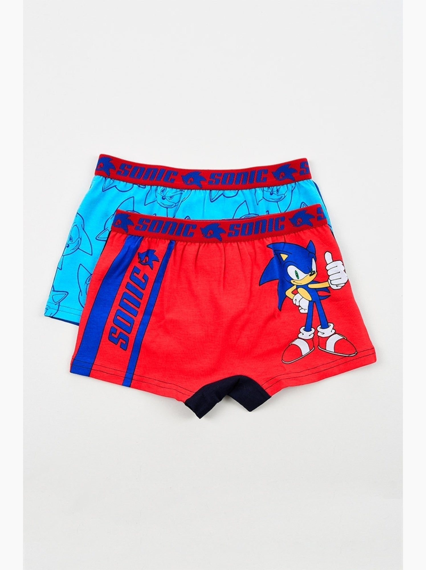 Lot 2 boxers sonic| licence officielle - Multicolore