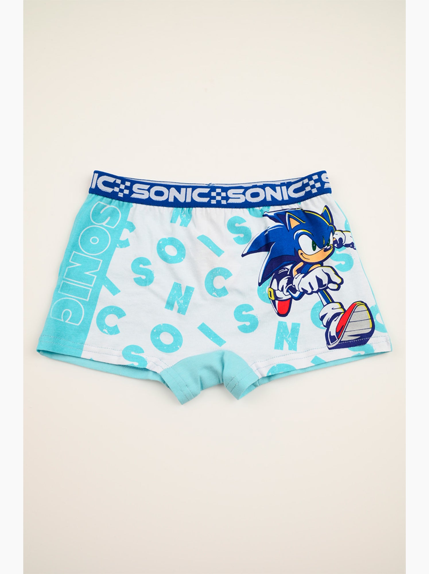Lot 2 boxers sonic multicolore| licence officielle - Rouge