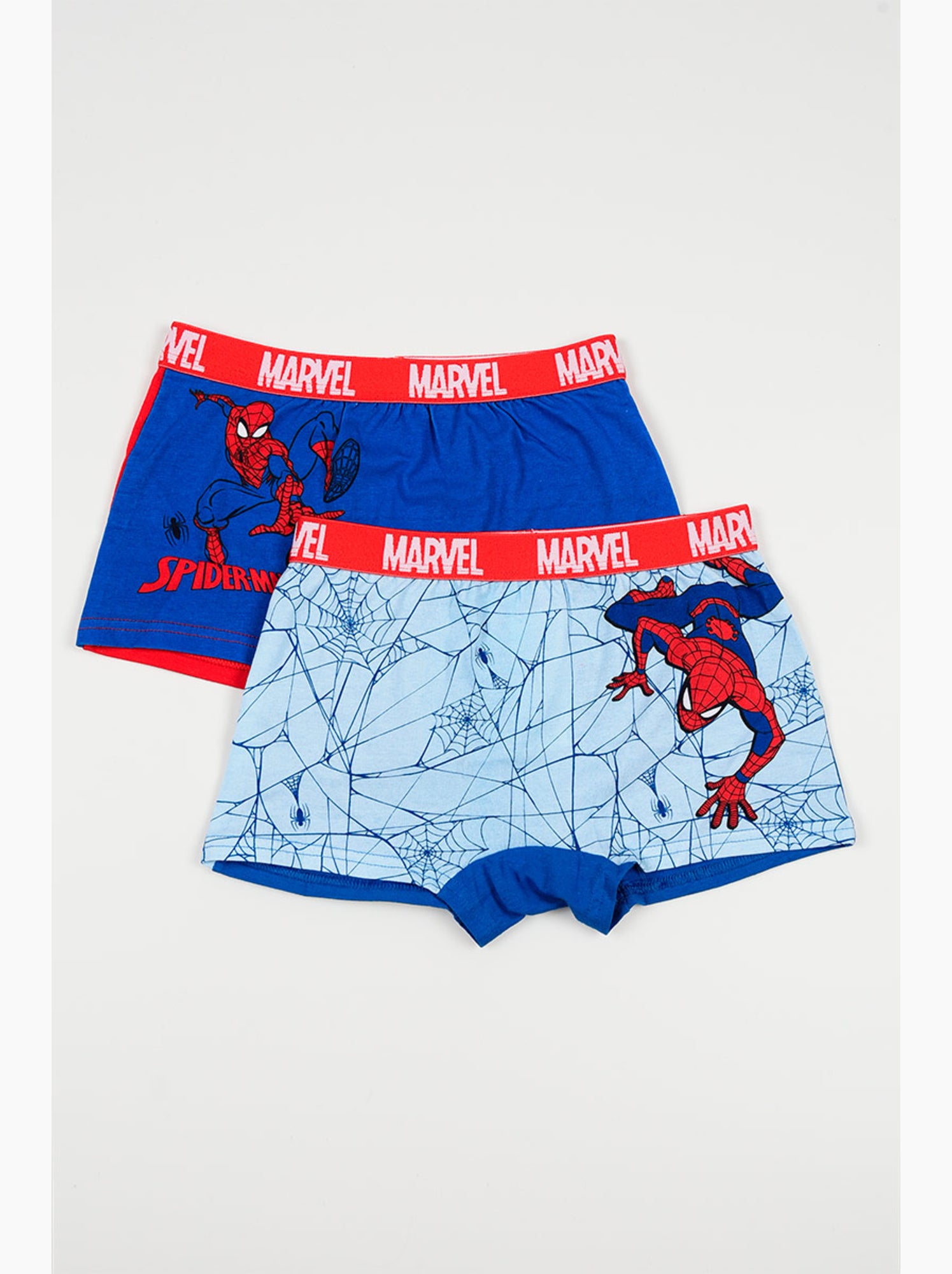 Lot 2 boxers spider-man  | licence officielle - Bleu