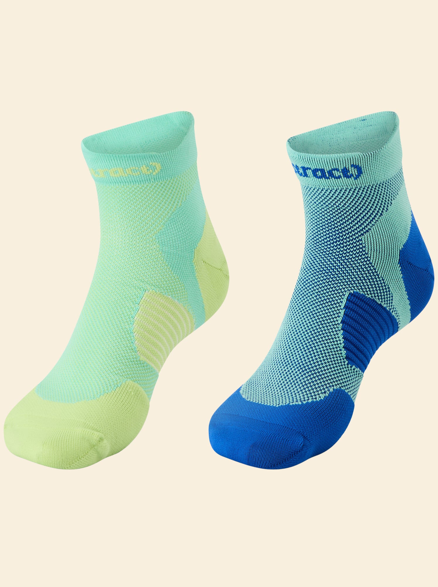 Lot 2 paires de chaussettes compressives - (ekstract) - Jaune