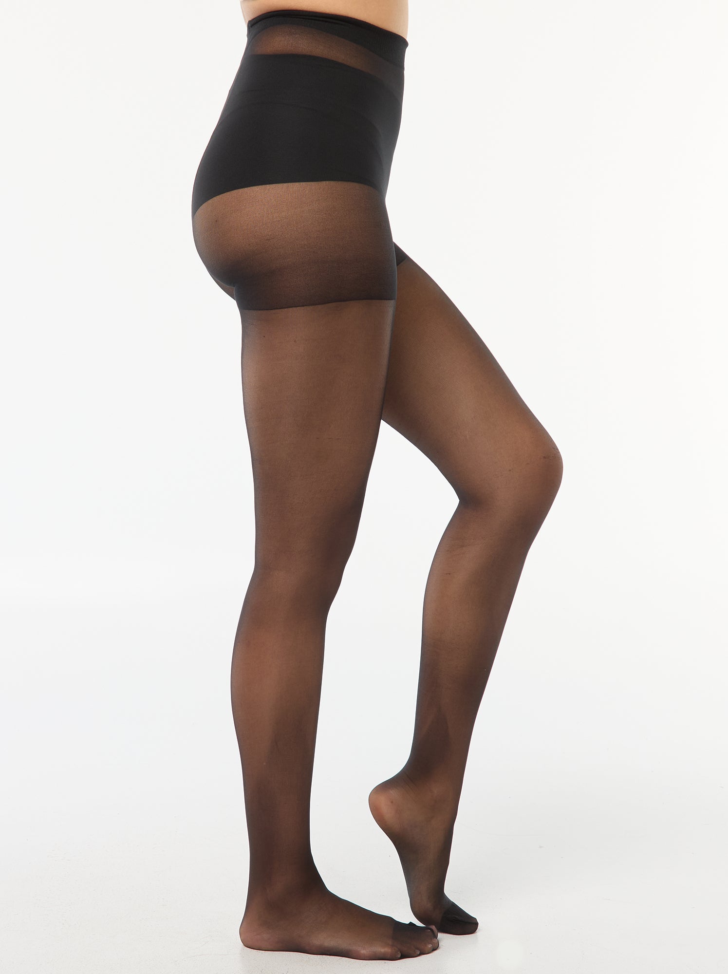 Lot 2 paires de collants 20D - Noir