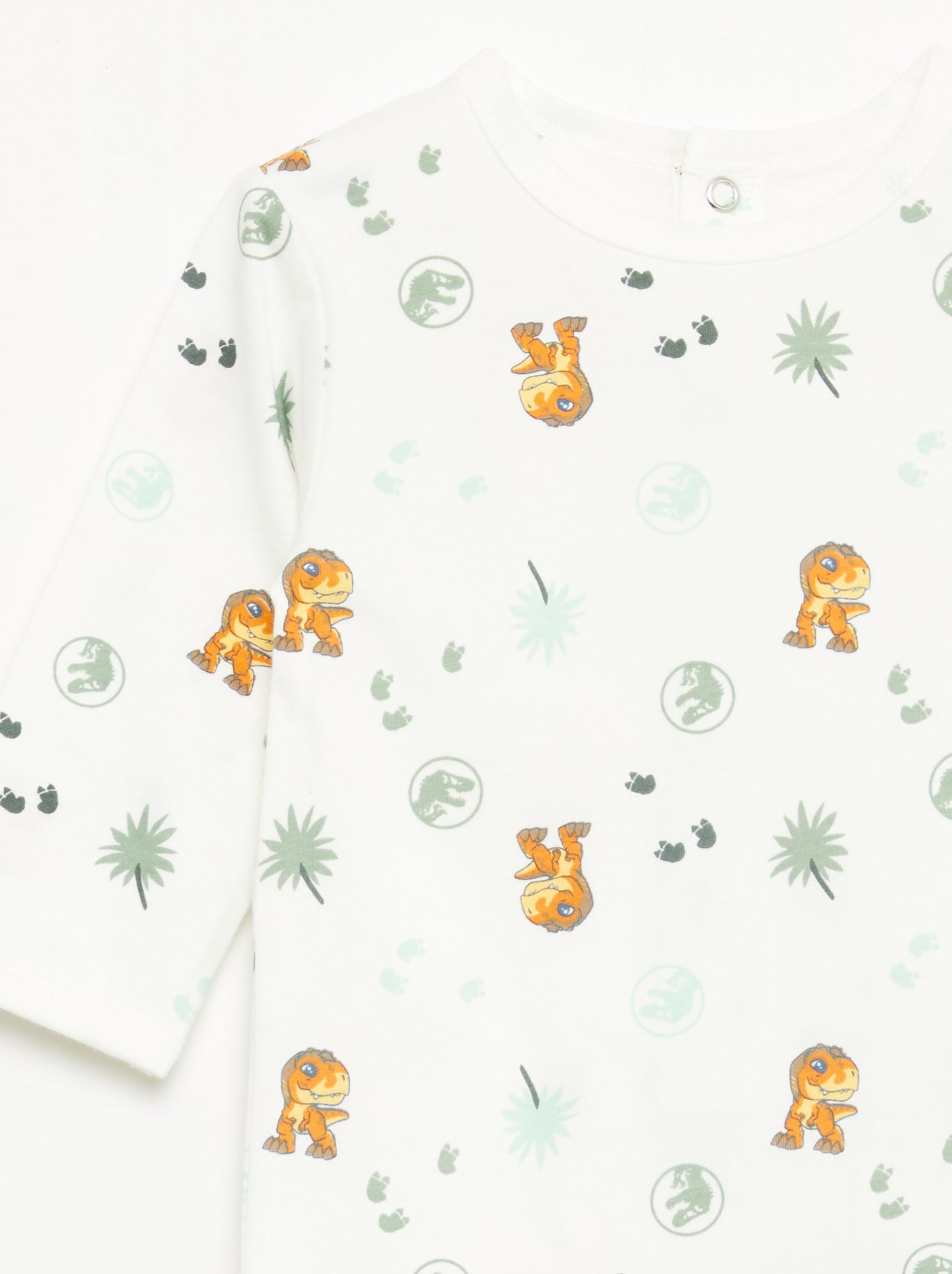 Lot 2 pyjamas 'Jurassic World' - Vert