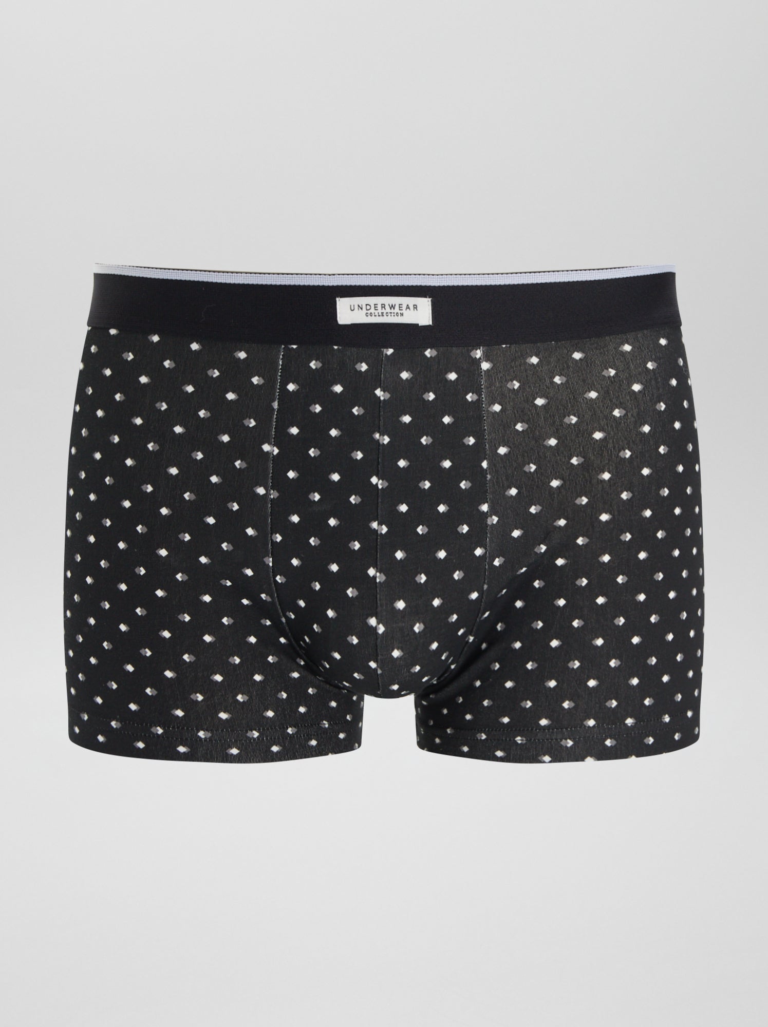 Lot 3 boxers stretch - Blanc/noir