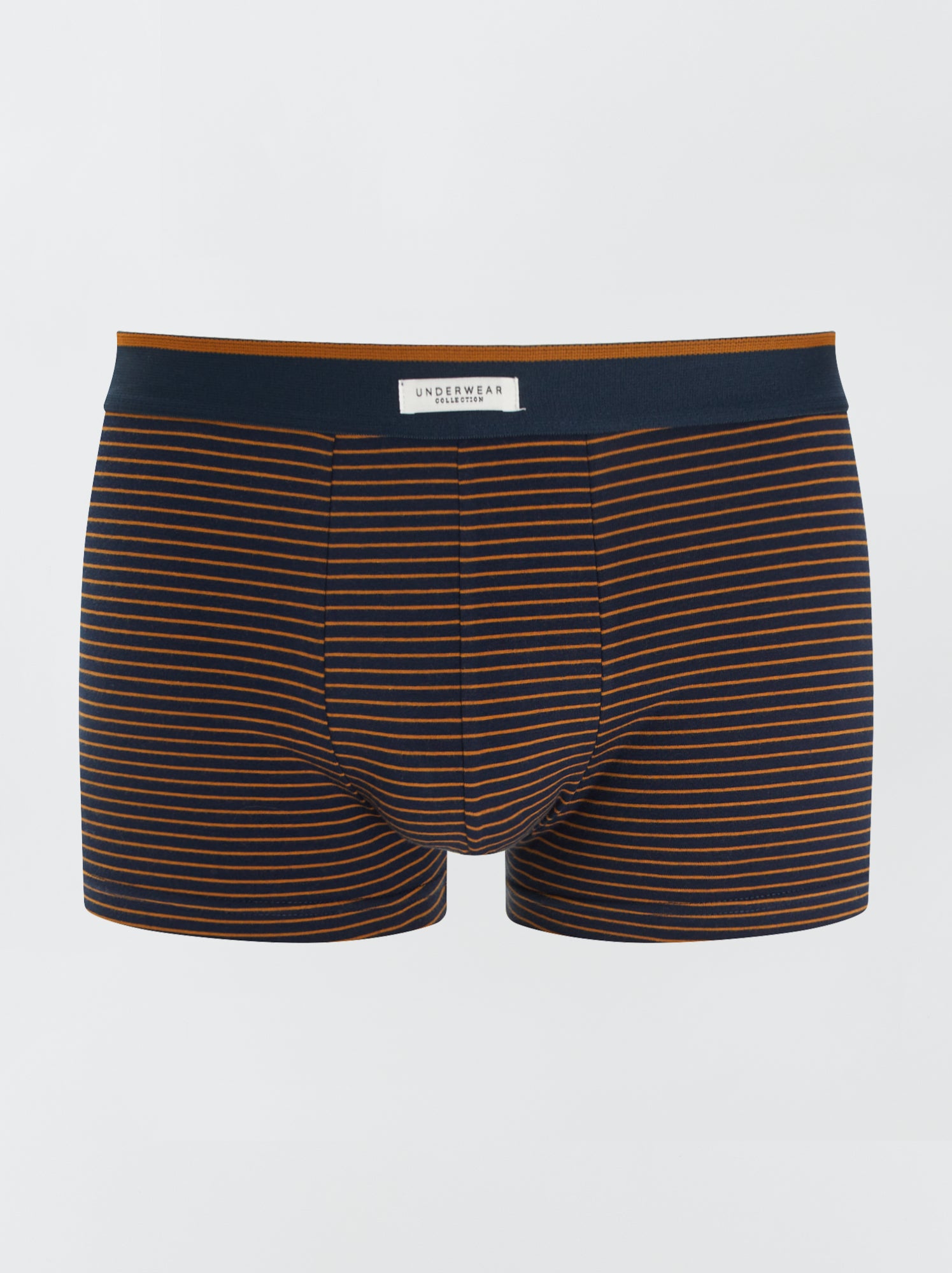Lot 3 boxers stretch - Moutarde/marine